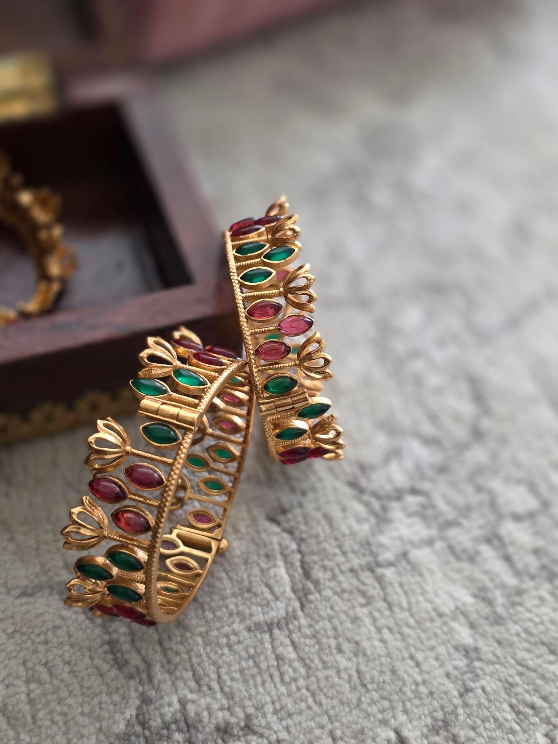 Neelam handcrafted bangles Thumbnail