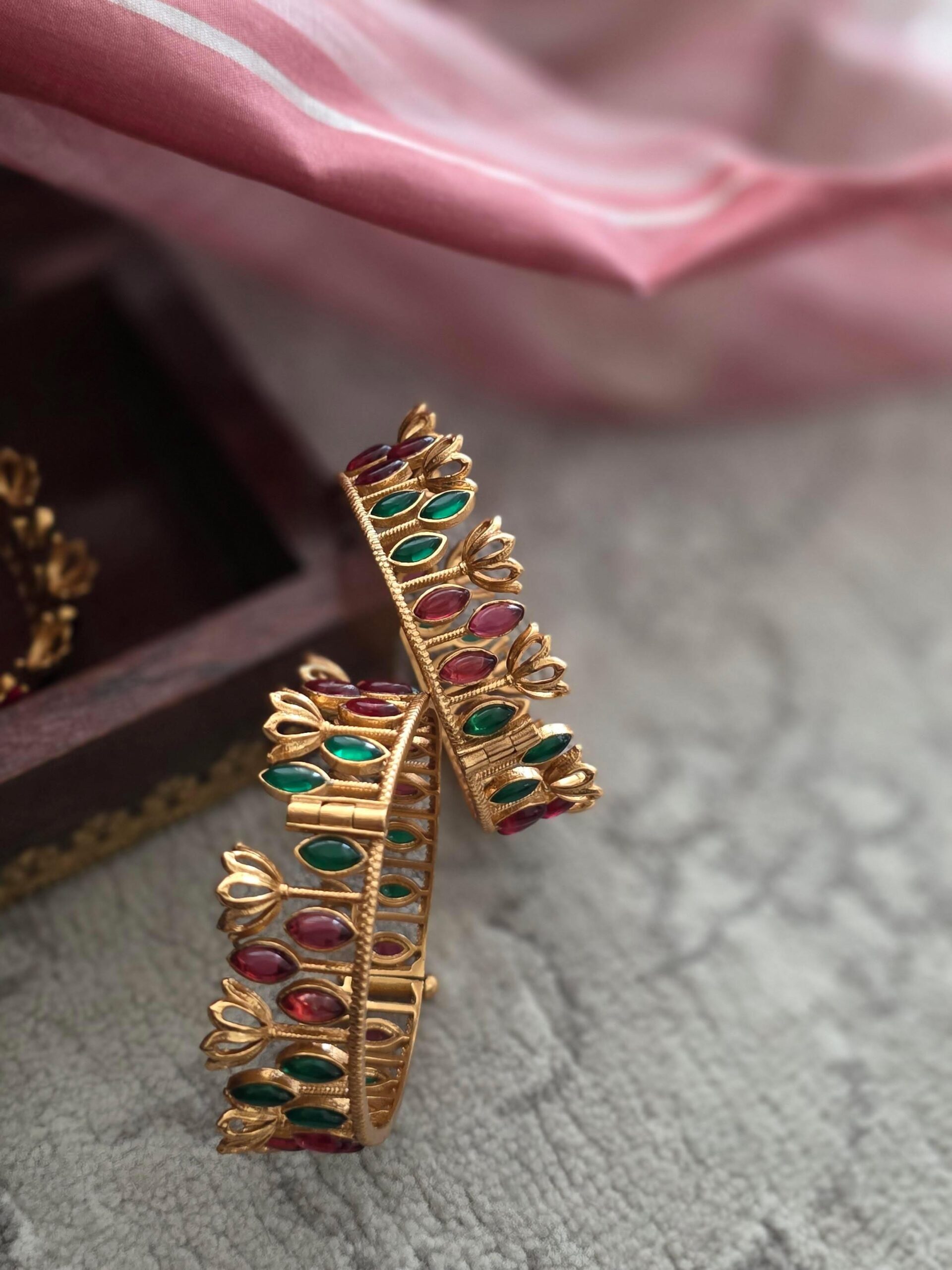 Neelam handcrafted bangles Thumbnail