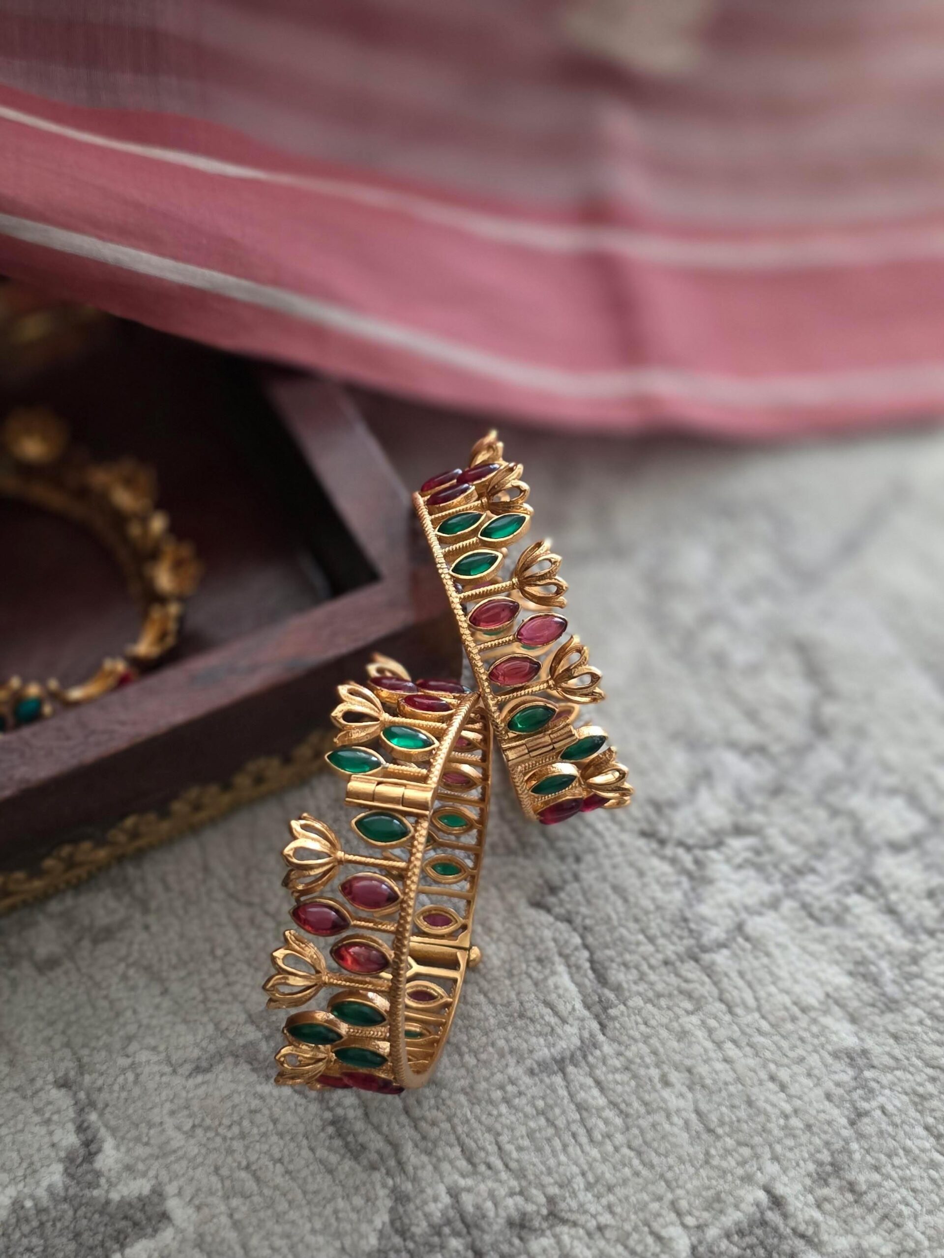 Neelam handcrafted bangles Thumbnail