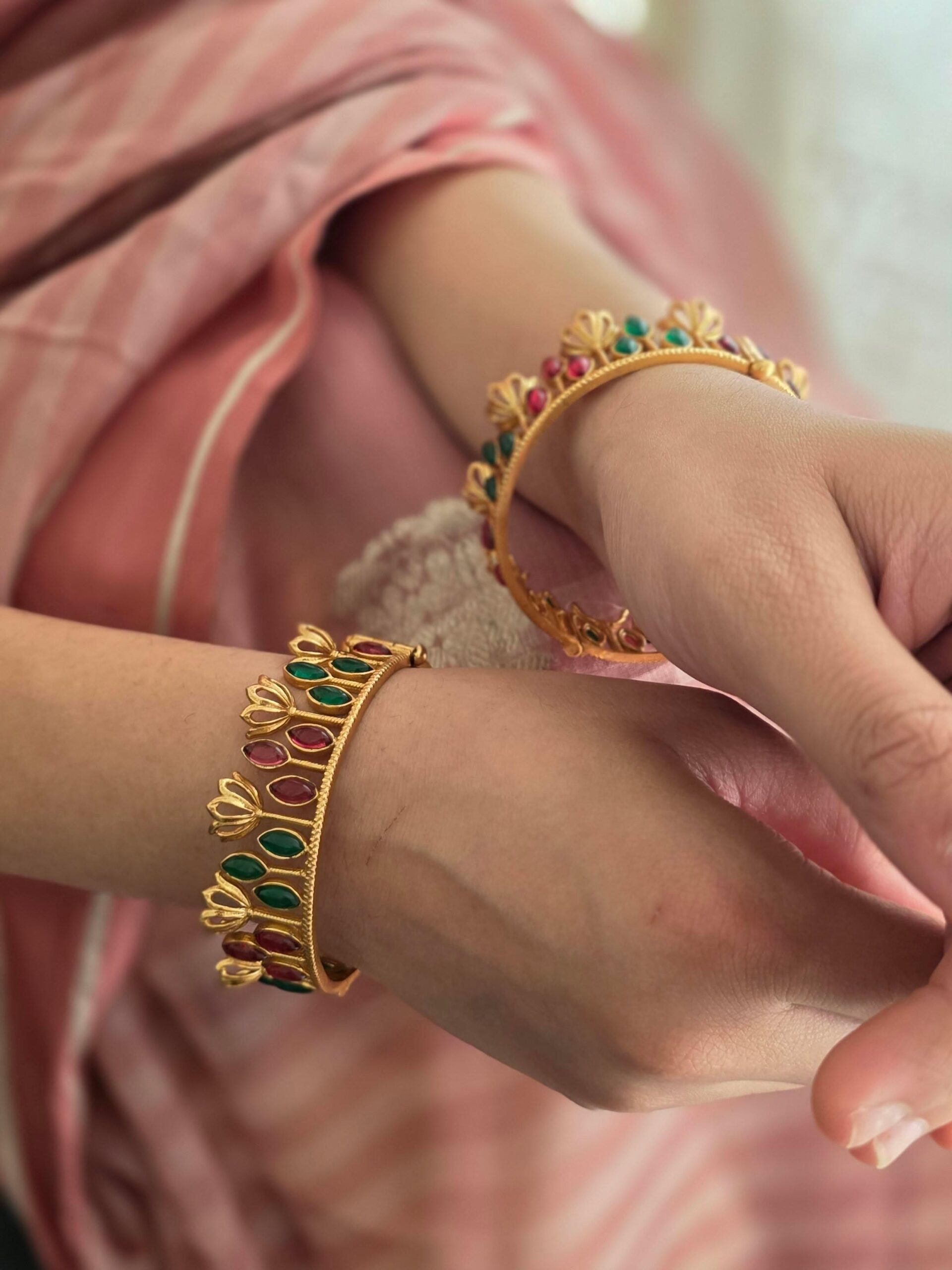 Neelam handcrafted bangles Thumbnail