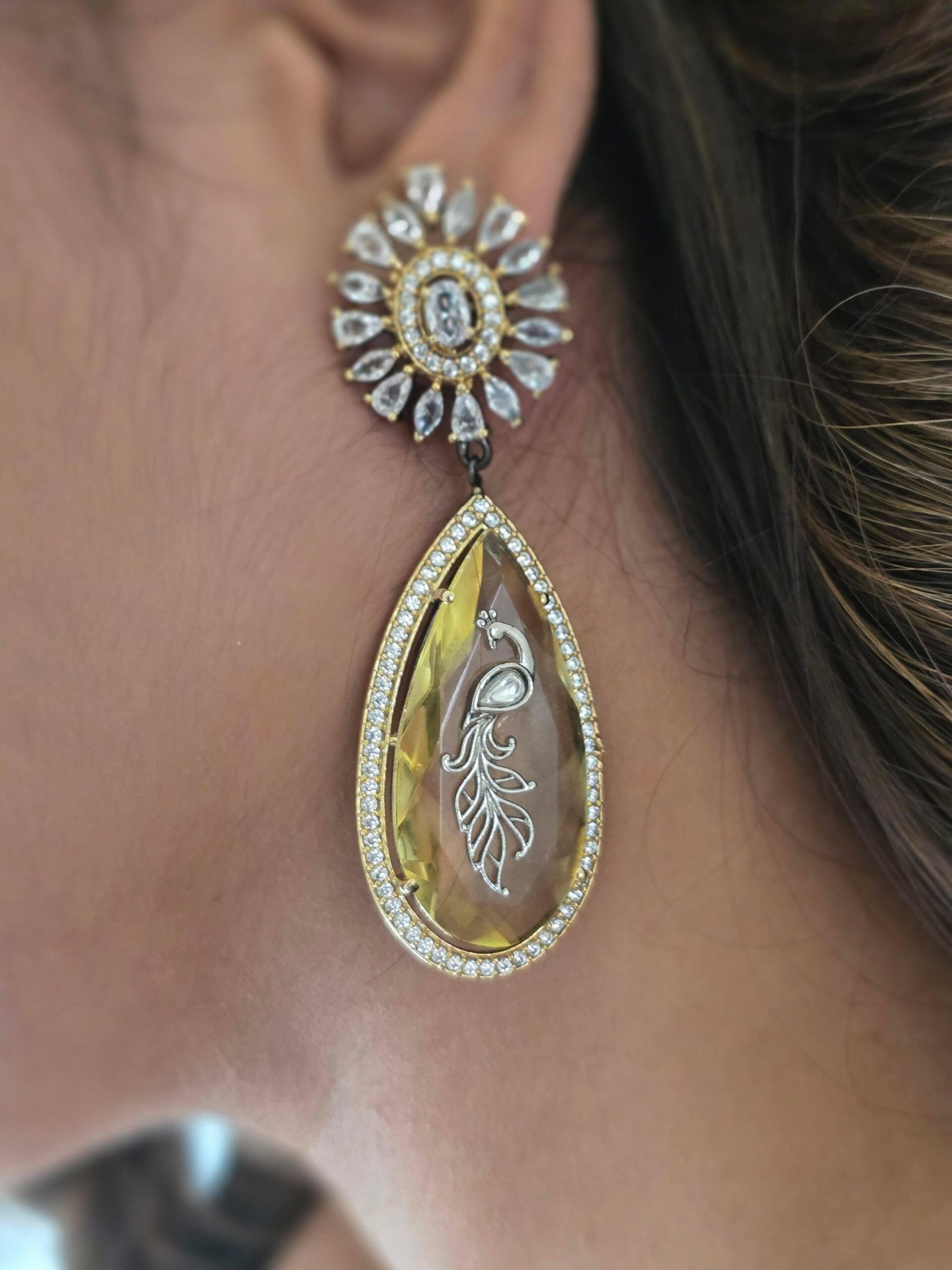 Mor- rang statement earrings Thumbnail