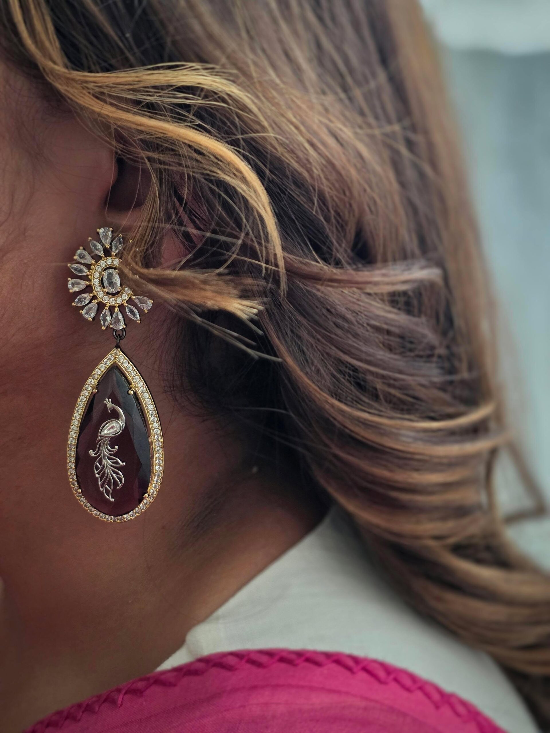 Mor - rang statement earrings Thumbnail