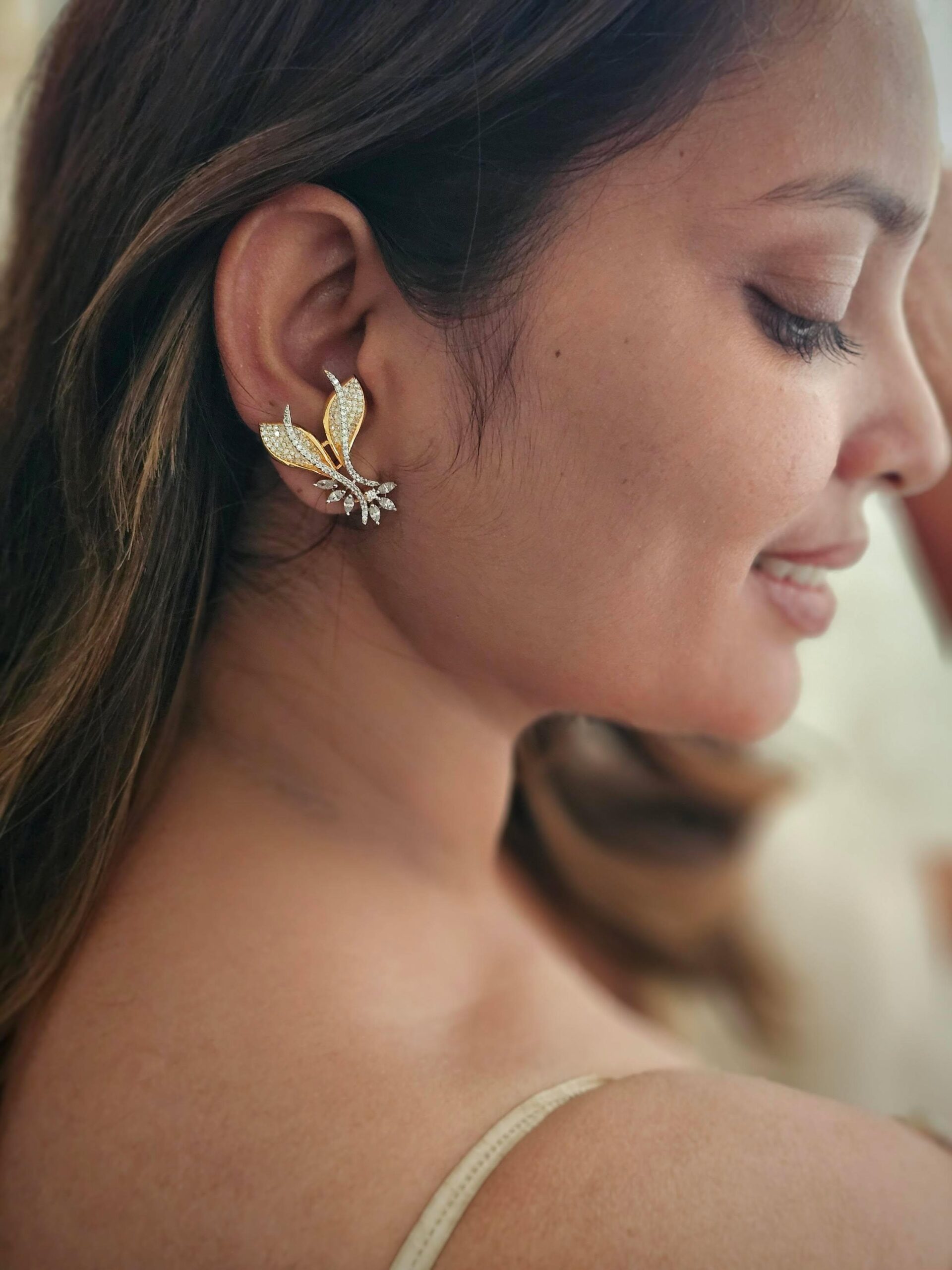 Dhruvi polki earrings Thumbnail