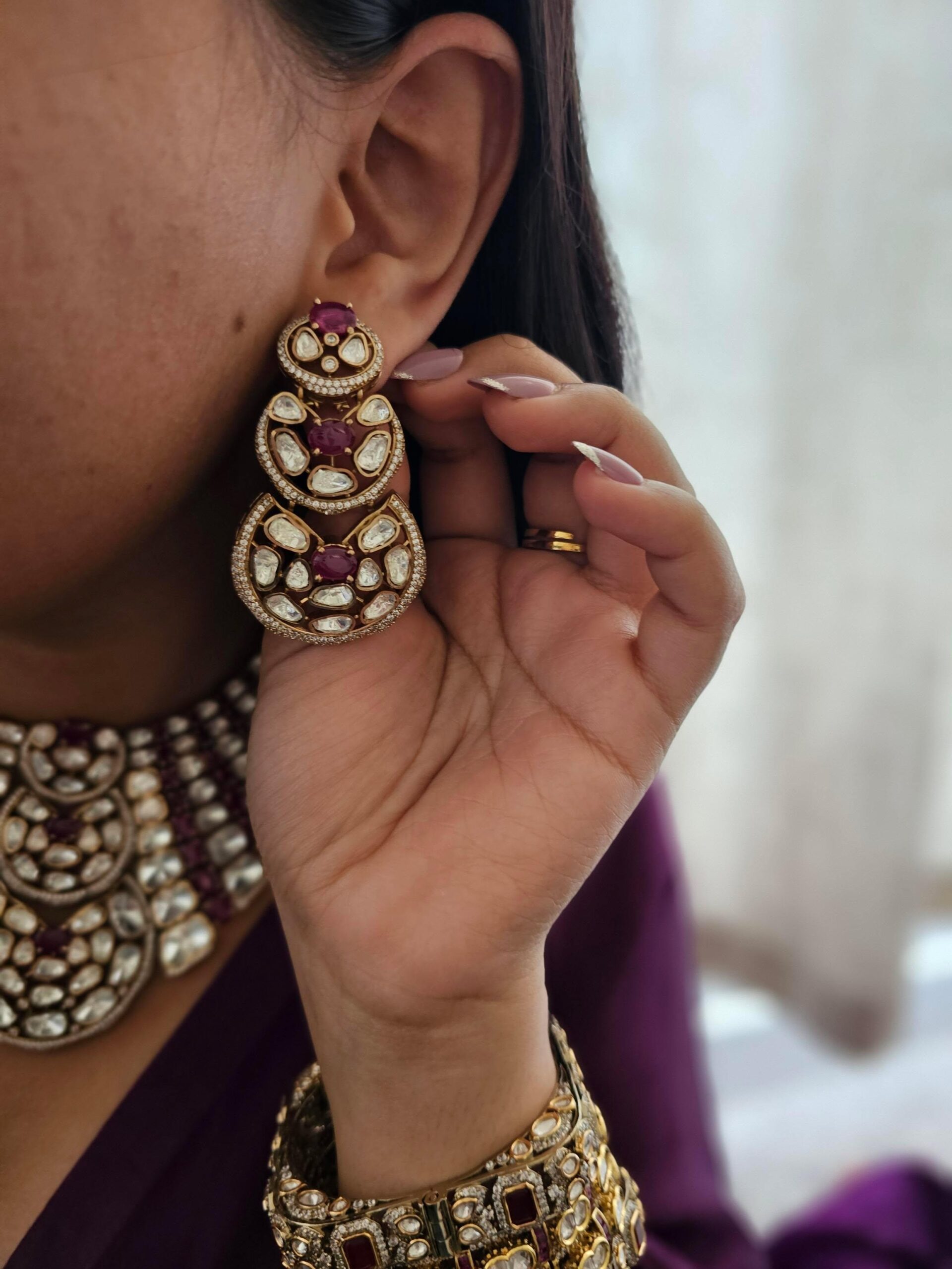 Nupura polki necklace Thumbnail