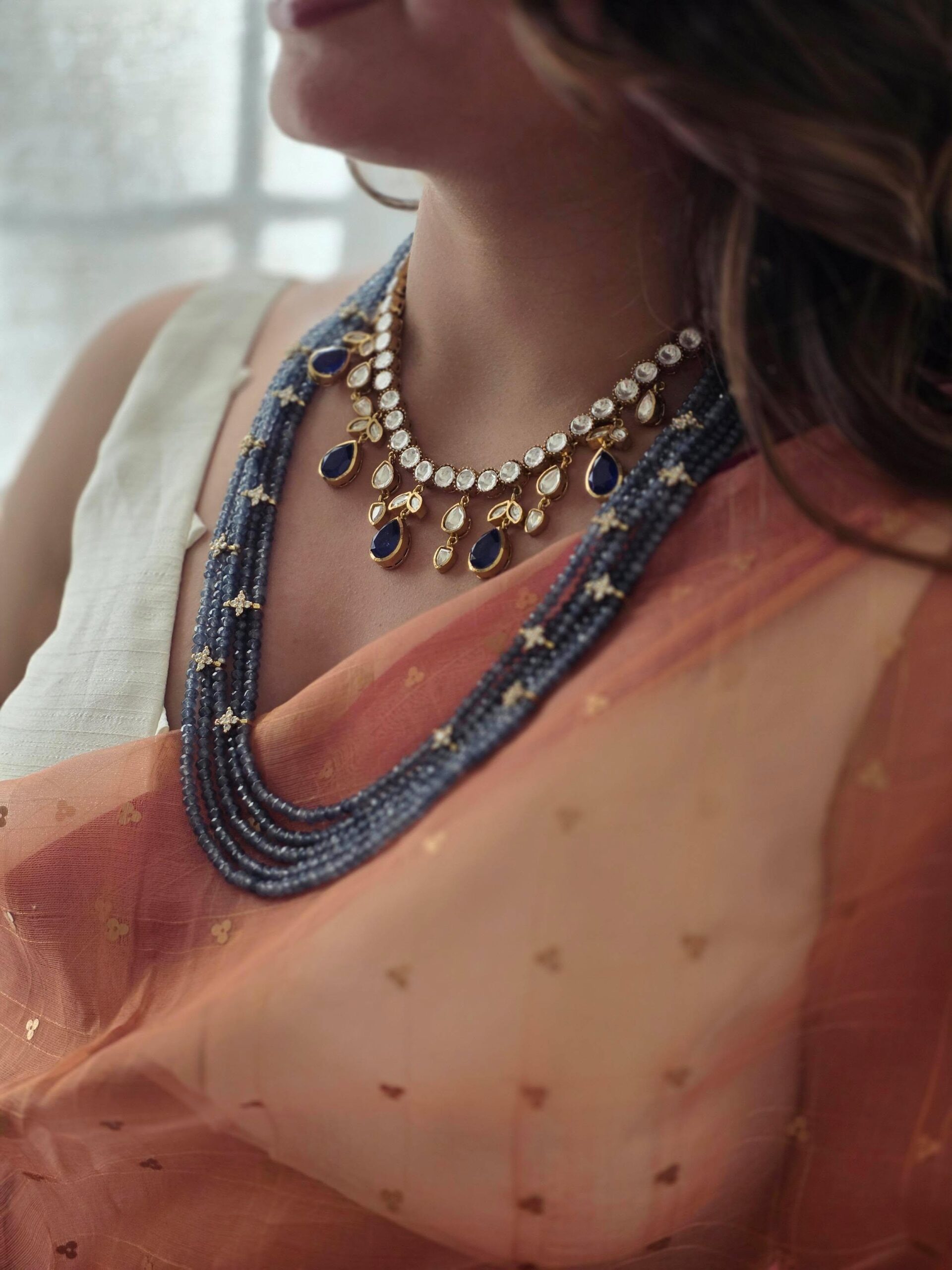 Vriyani long mala with floral details Thumbnail