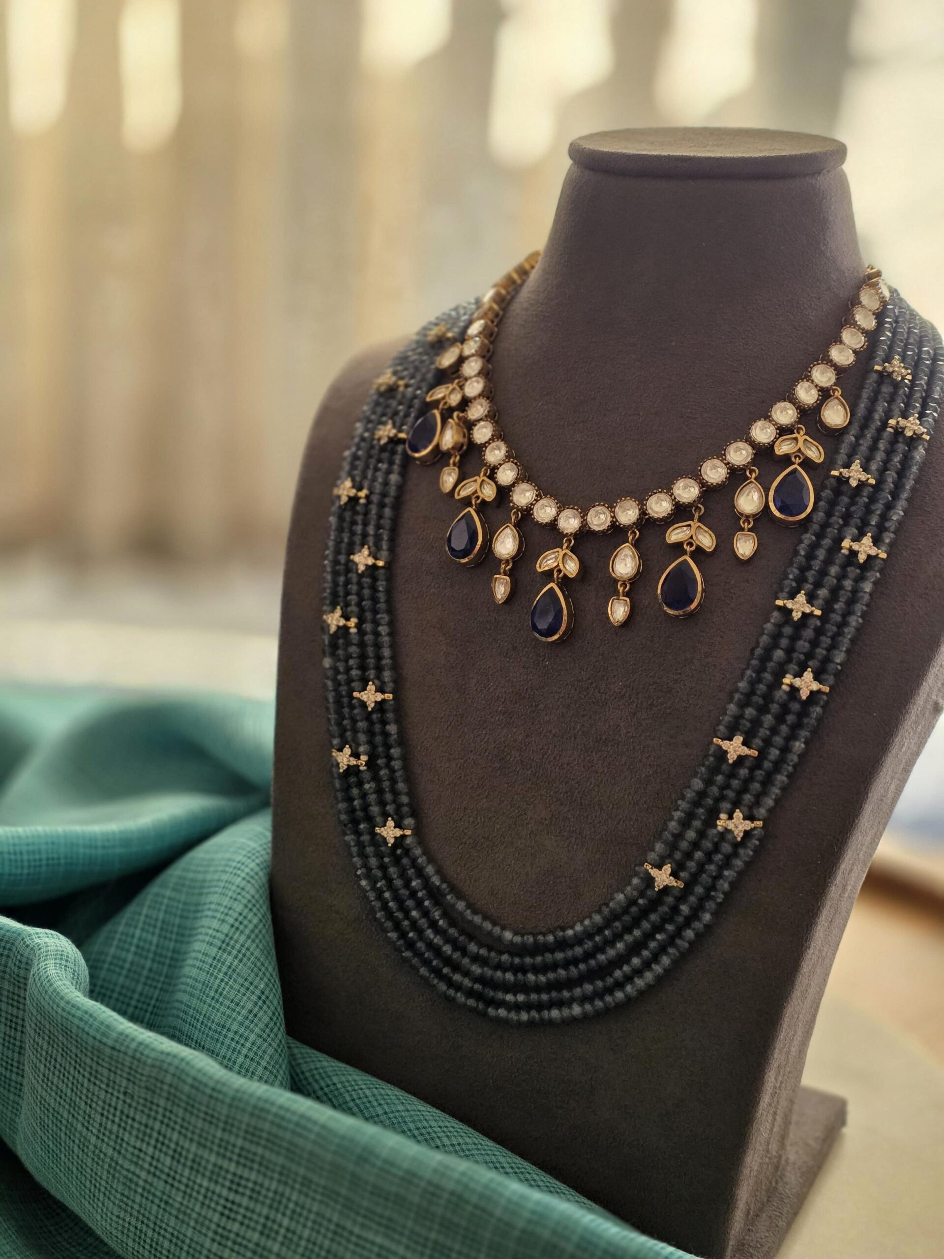 Vriyani long mala with floral details Thumbnail