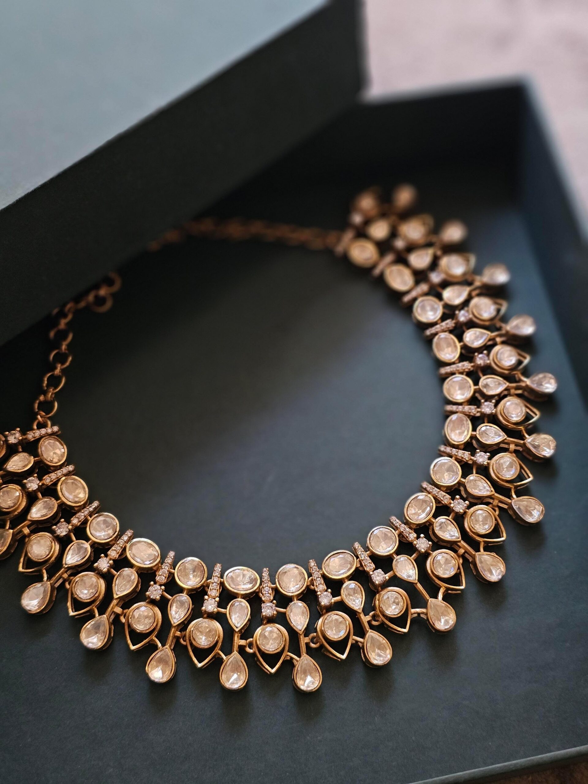 Aurora polki necklace Thumbnail