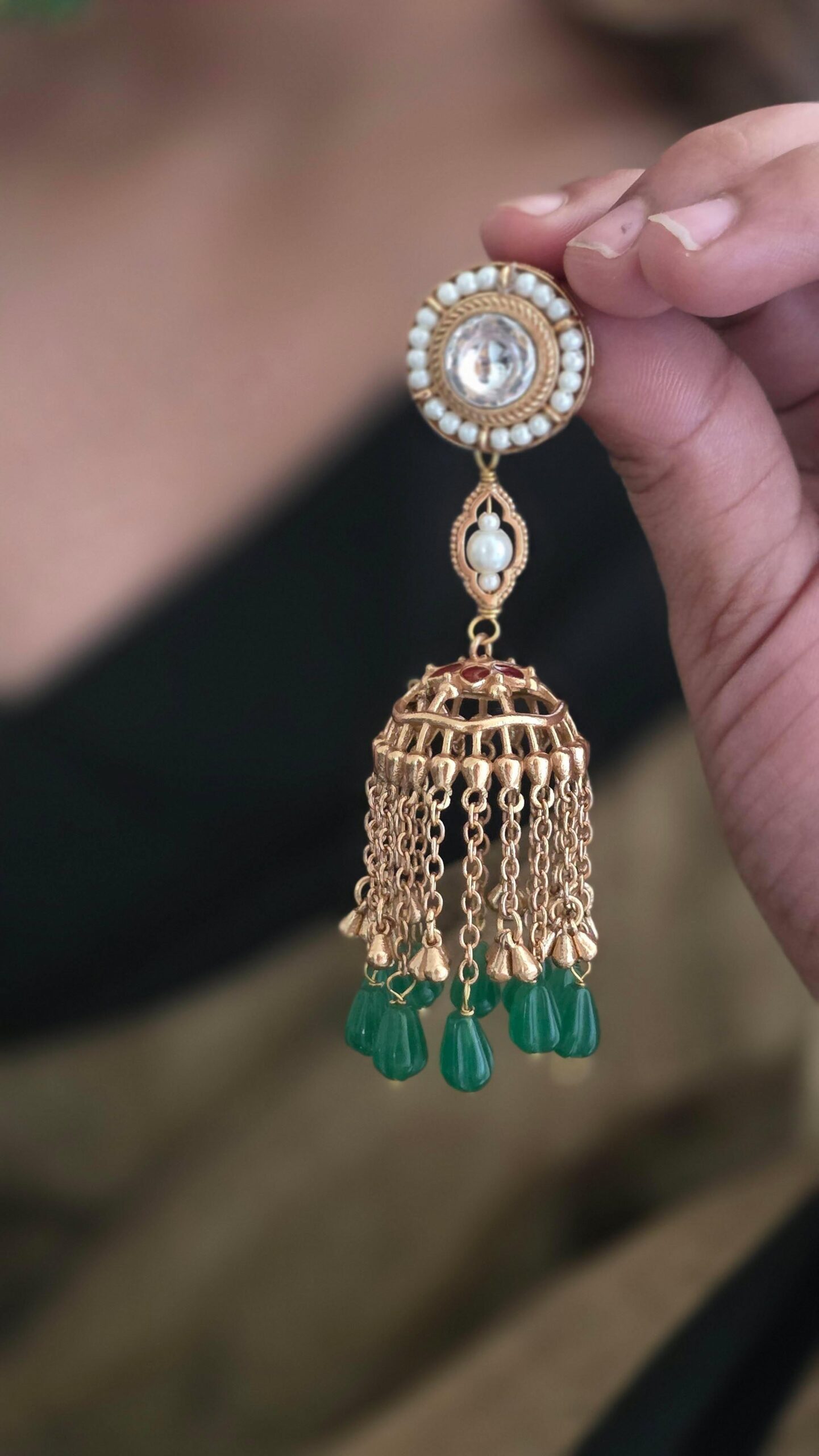 Vida handcrafted jhumki Thumbnail