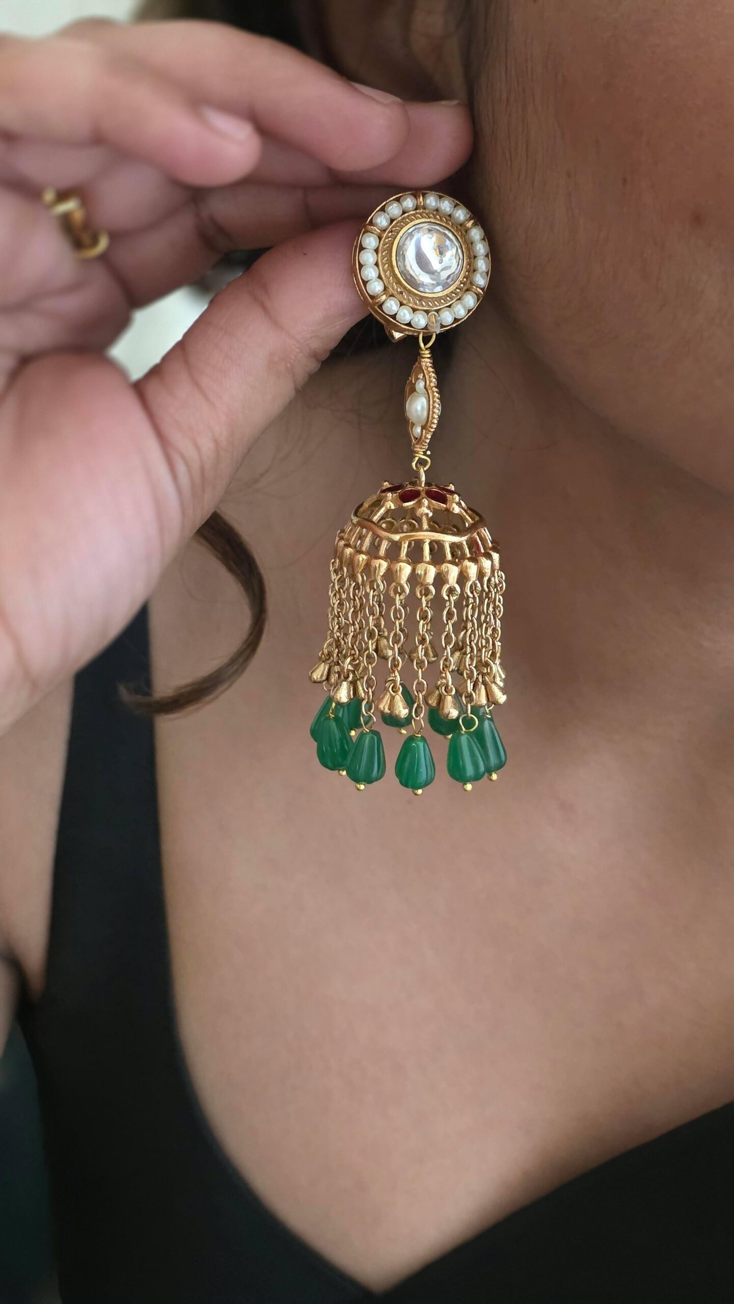 Vida handcrafted jhumki Thumbnail