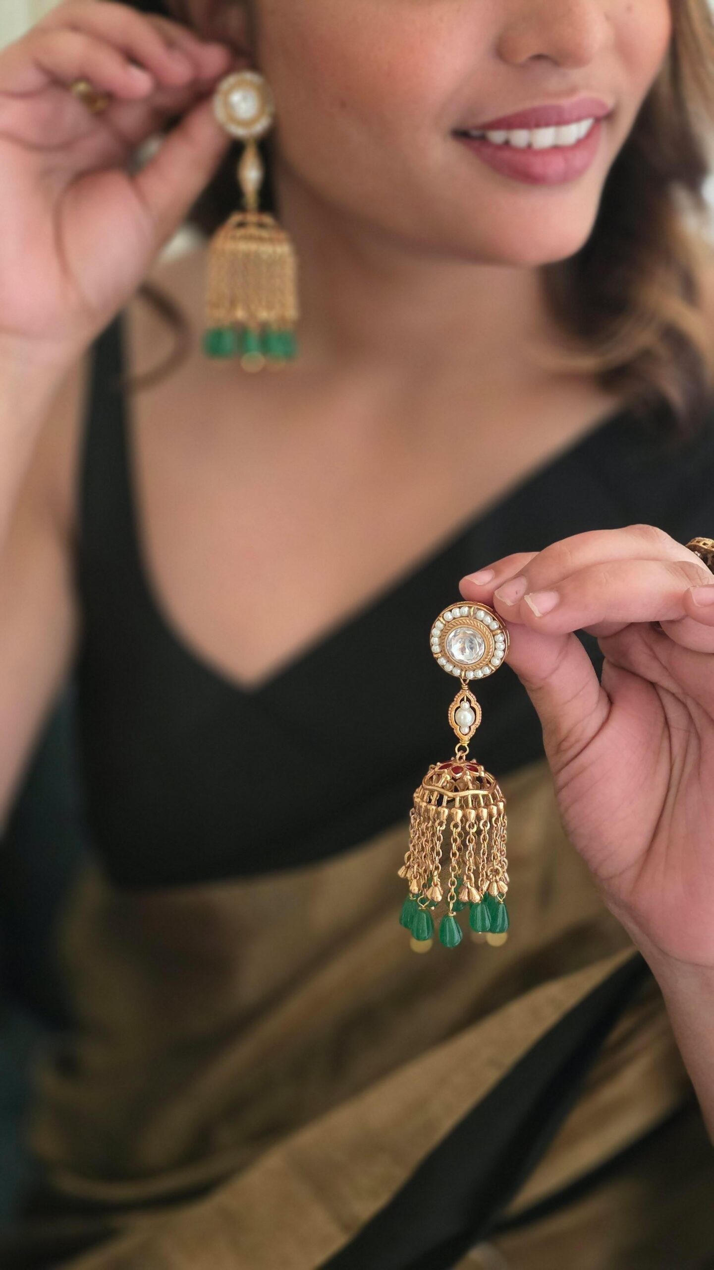 Vida handcrafted jhumki Thumbnail