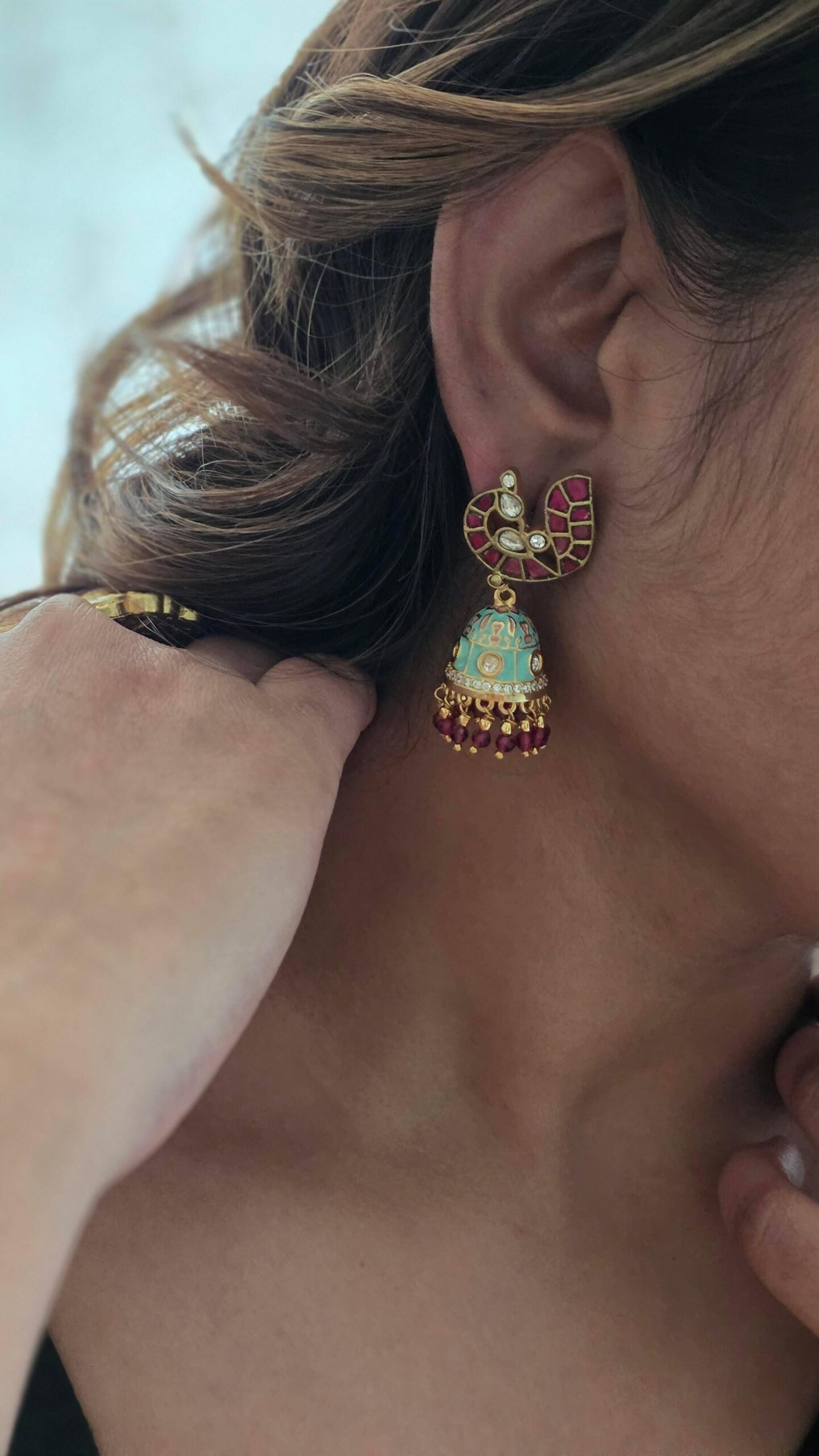 Chidiya handcrafted jhumki Thumbnail