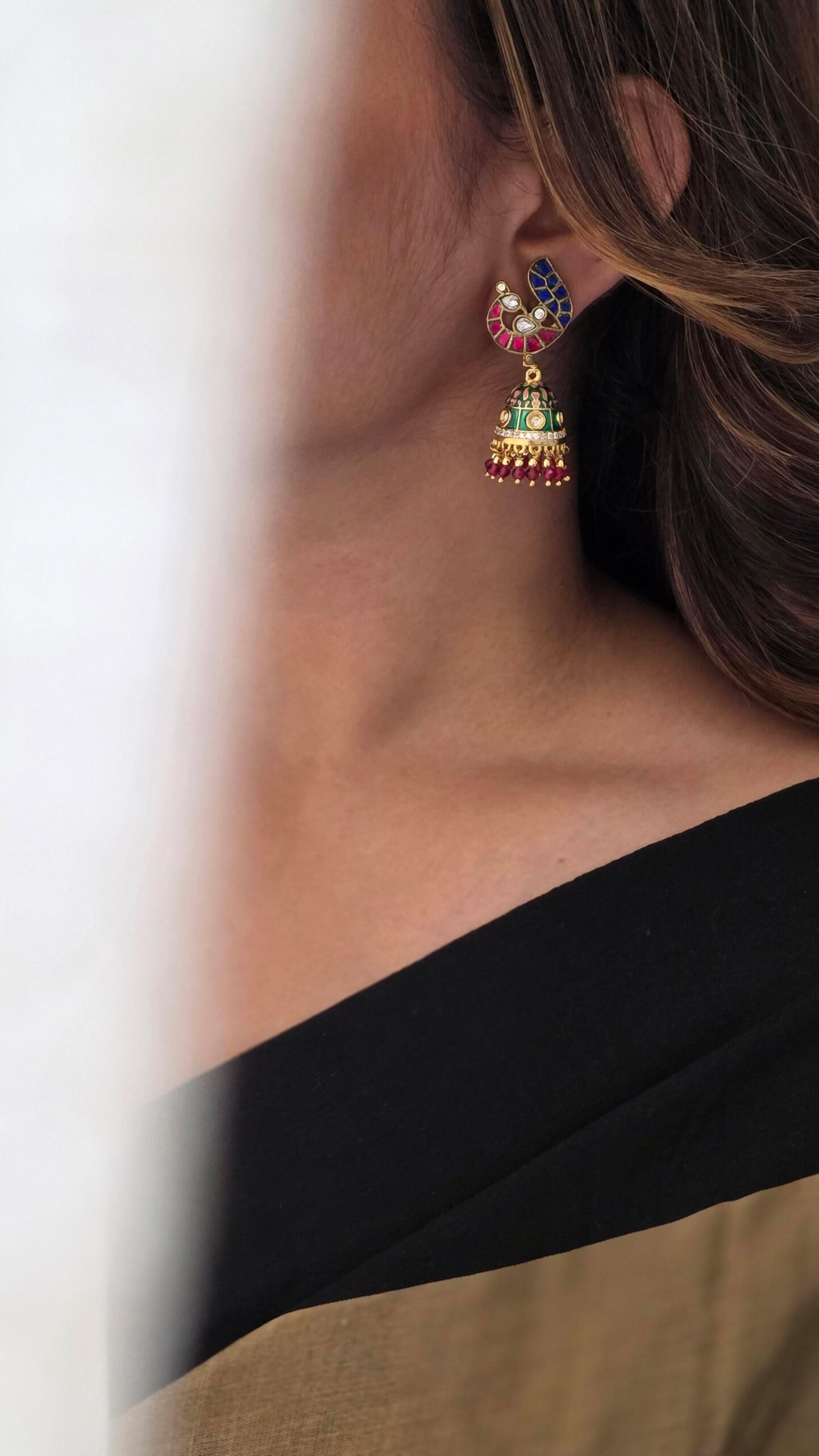 Chidiya handcrafted jhumki Thumbnail