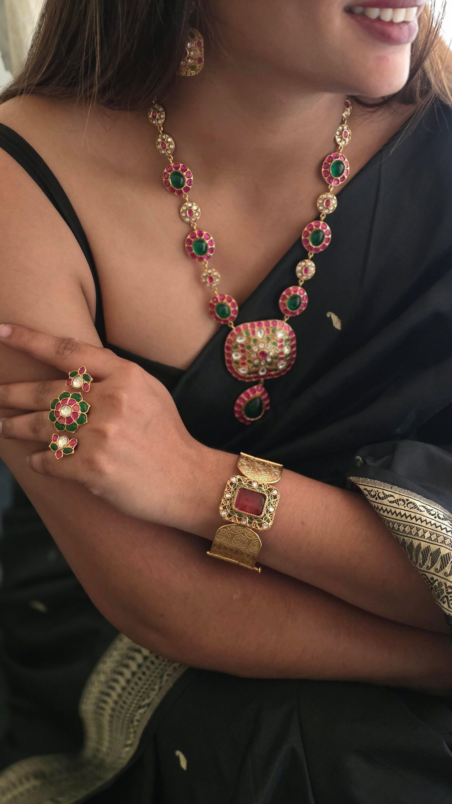 Vanya handcrafted long necklace Thumbnail