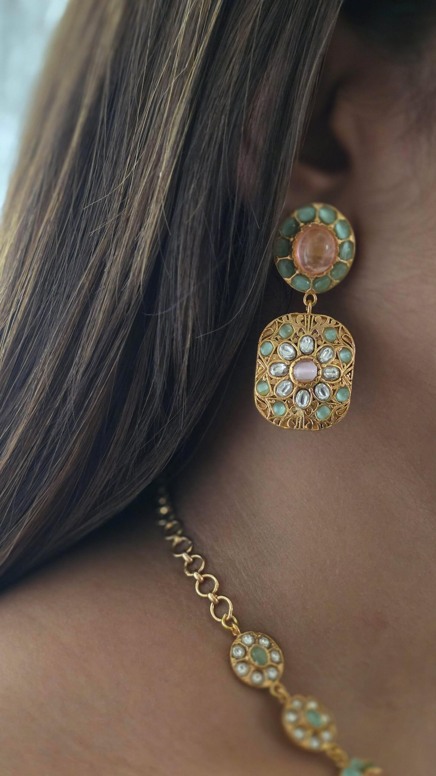 Vanya handcrafted long necklace Thumbnail