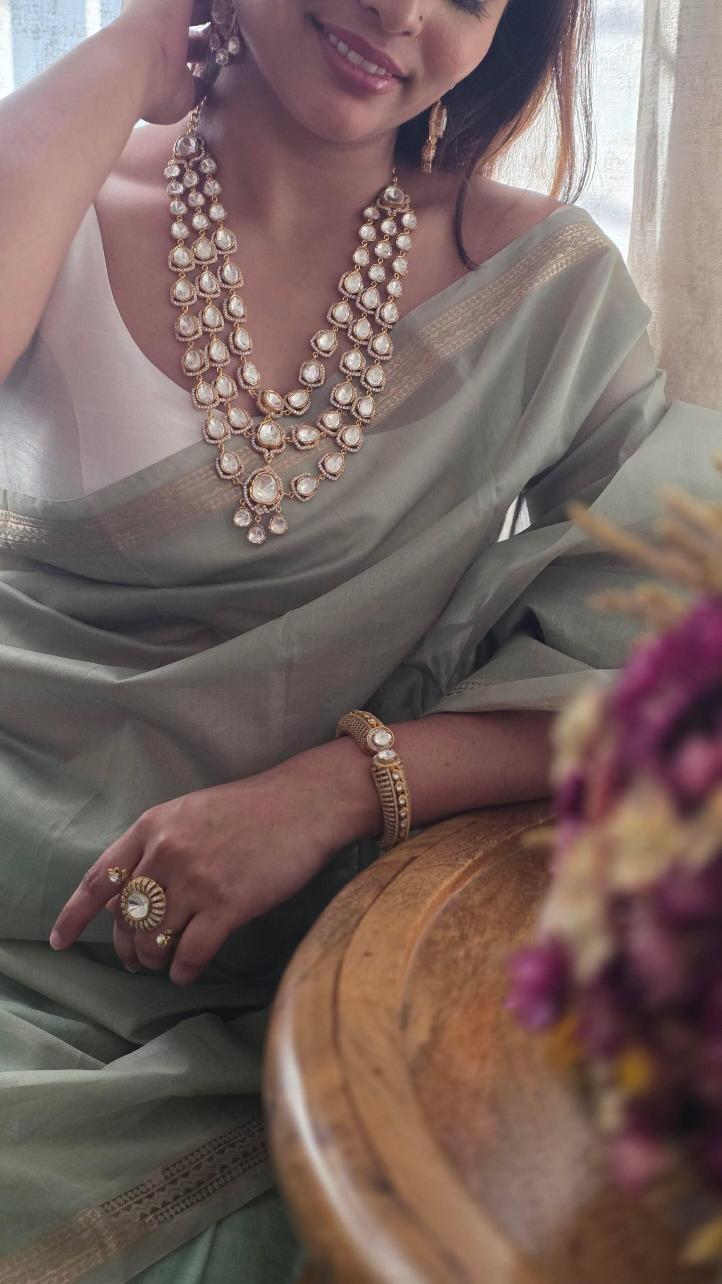 Sunayana polki necklace Thumbnail