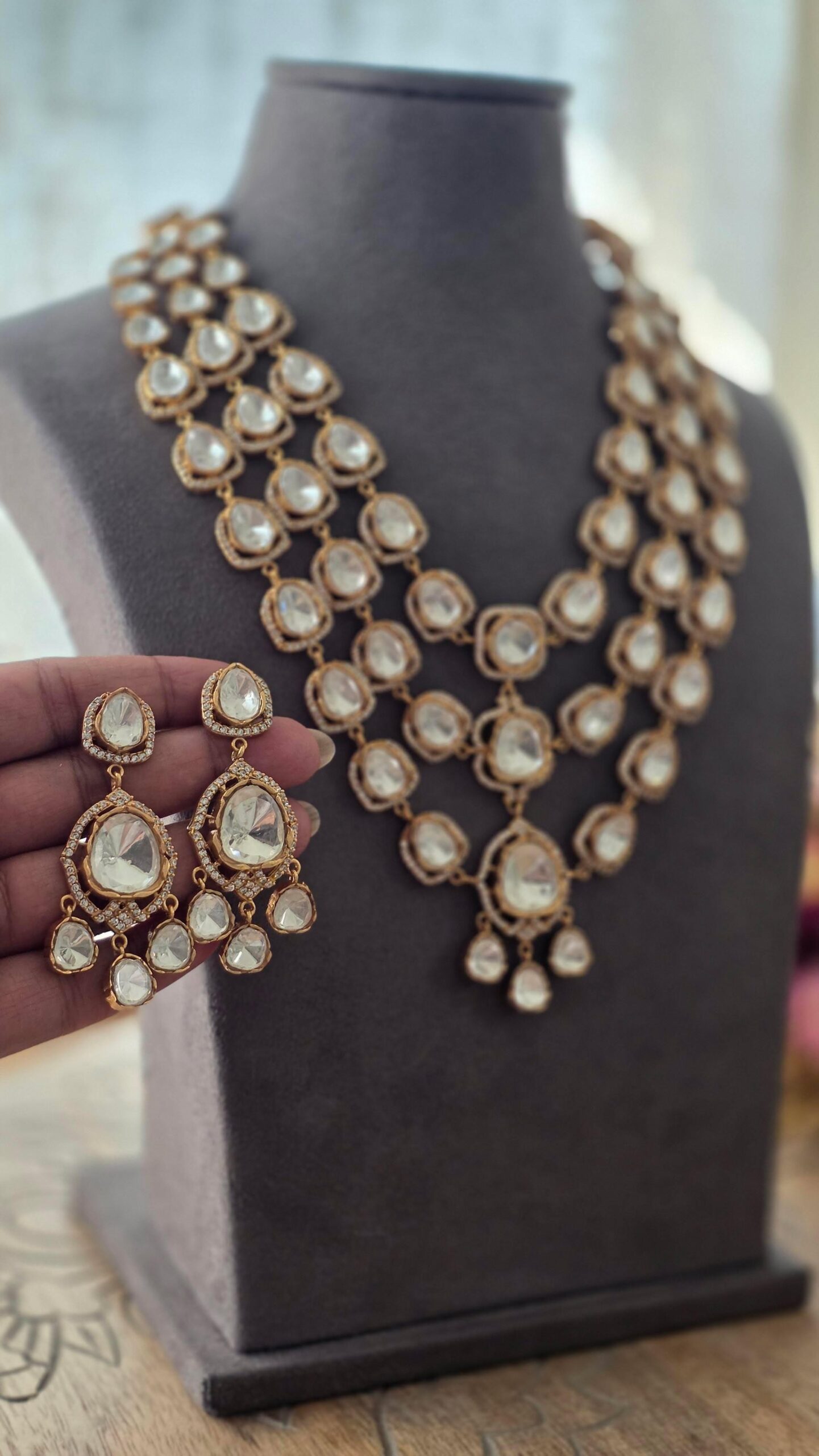 Sunayana polki necklace Thumbnail