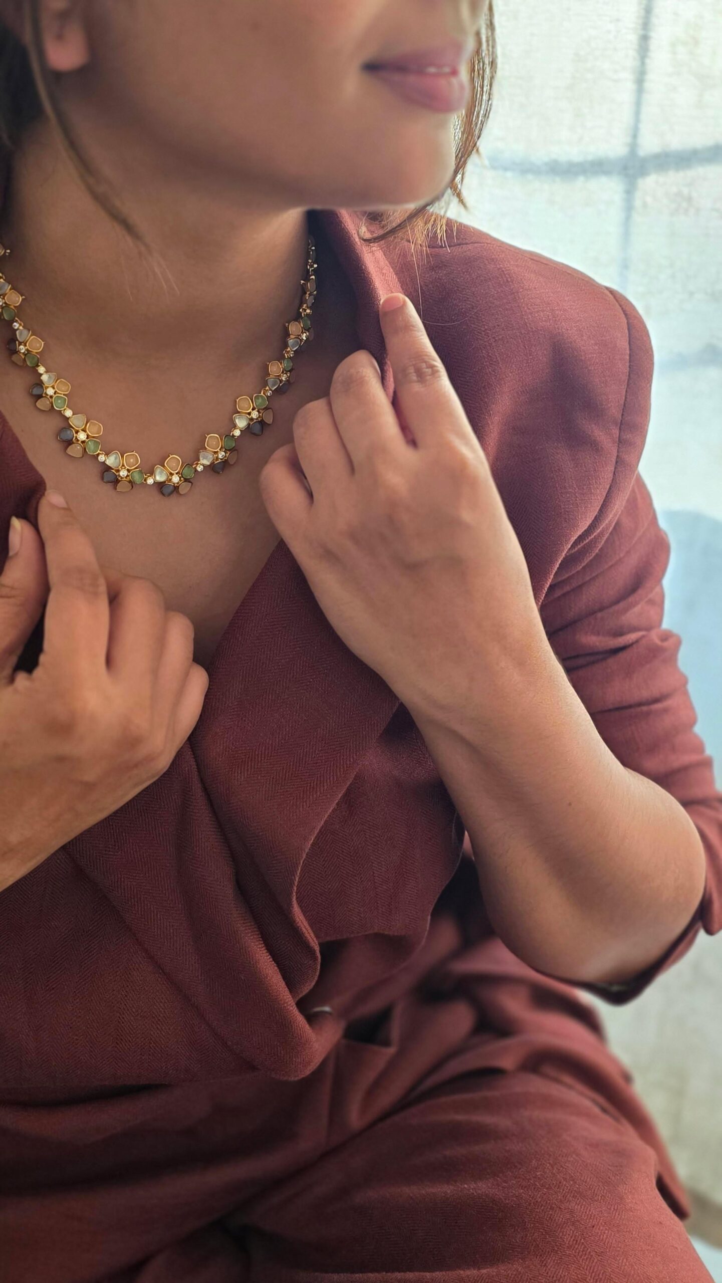 Mina delicate necklace Thumbnail