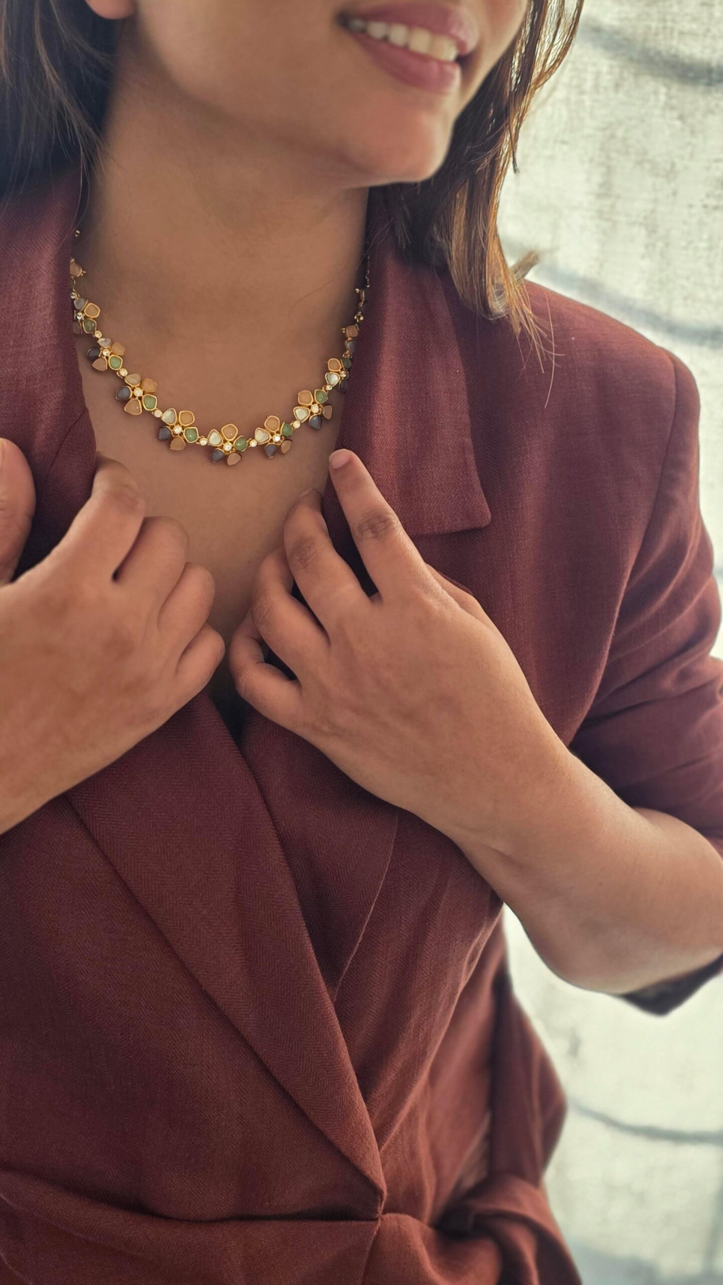 Mina delicate necklace Thumbnail