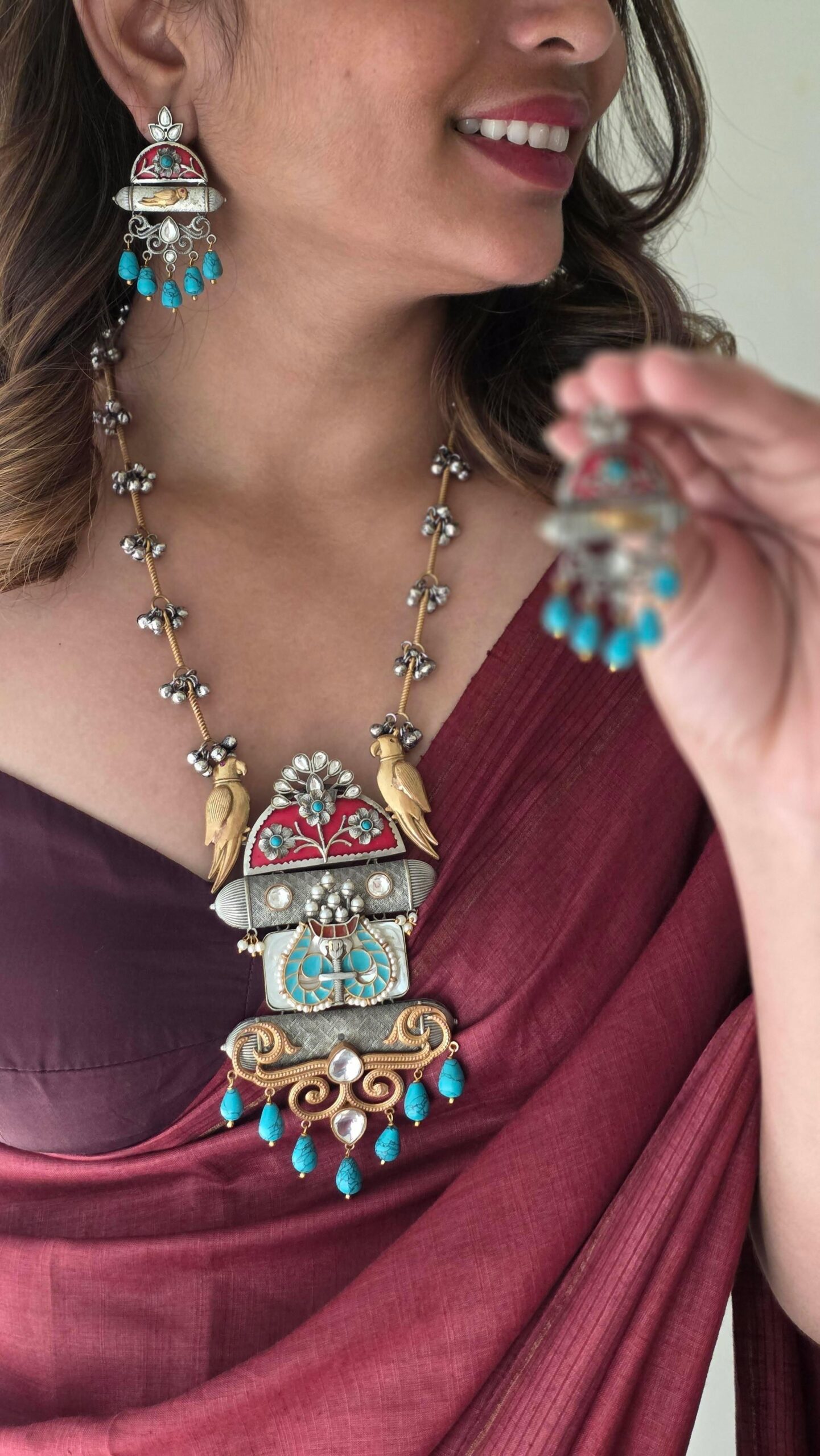 Suraya handcrafted necklace Thumbnail