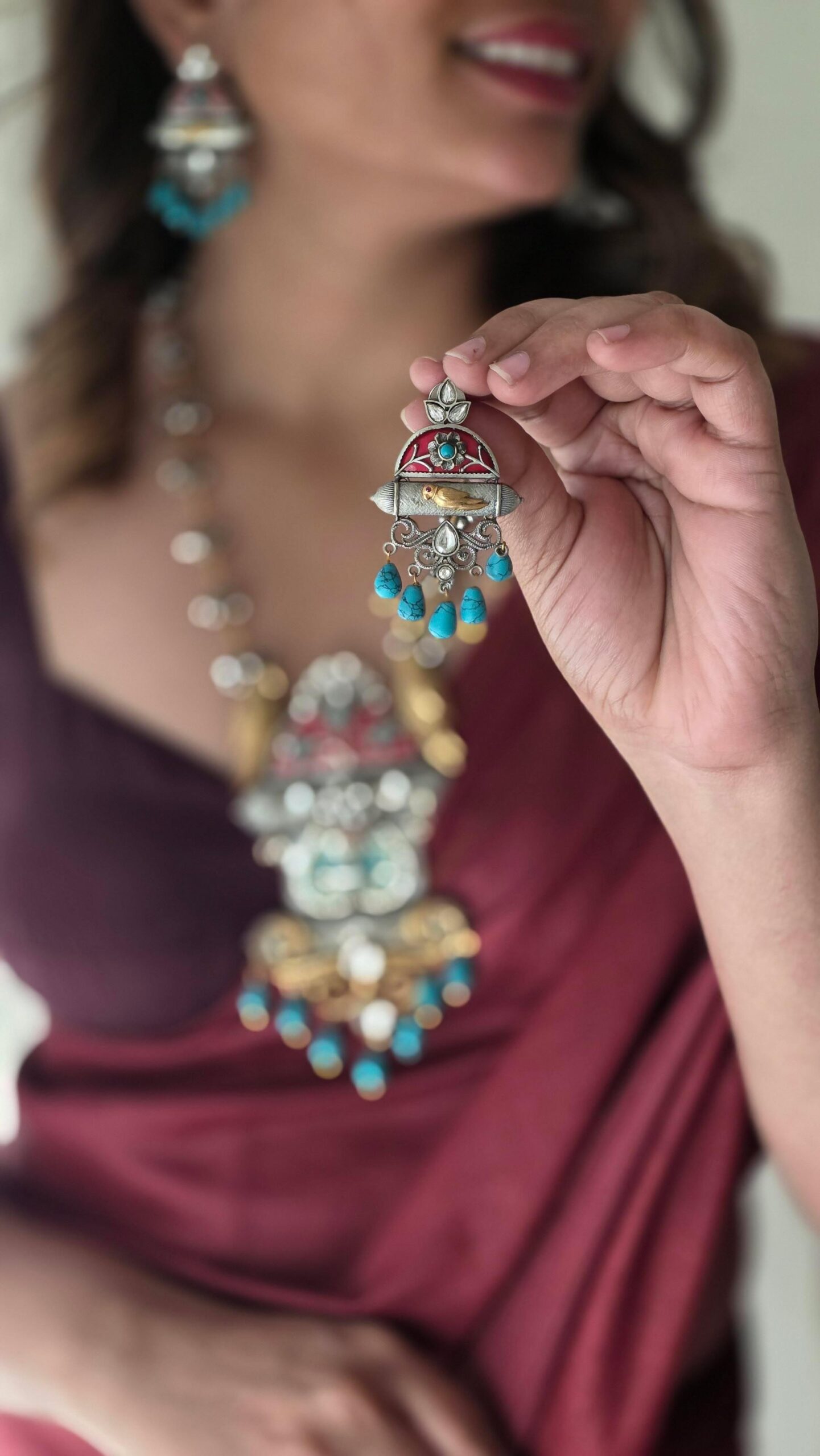 Suraya handcrafted necklace Thumbnail