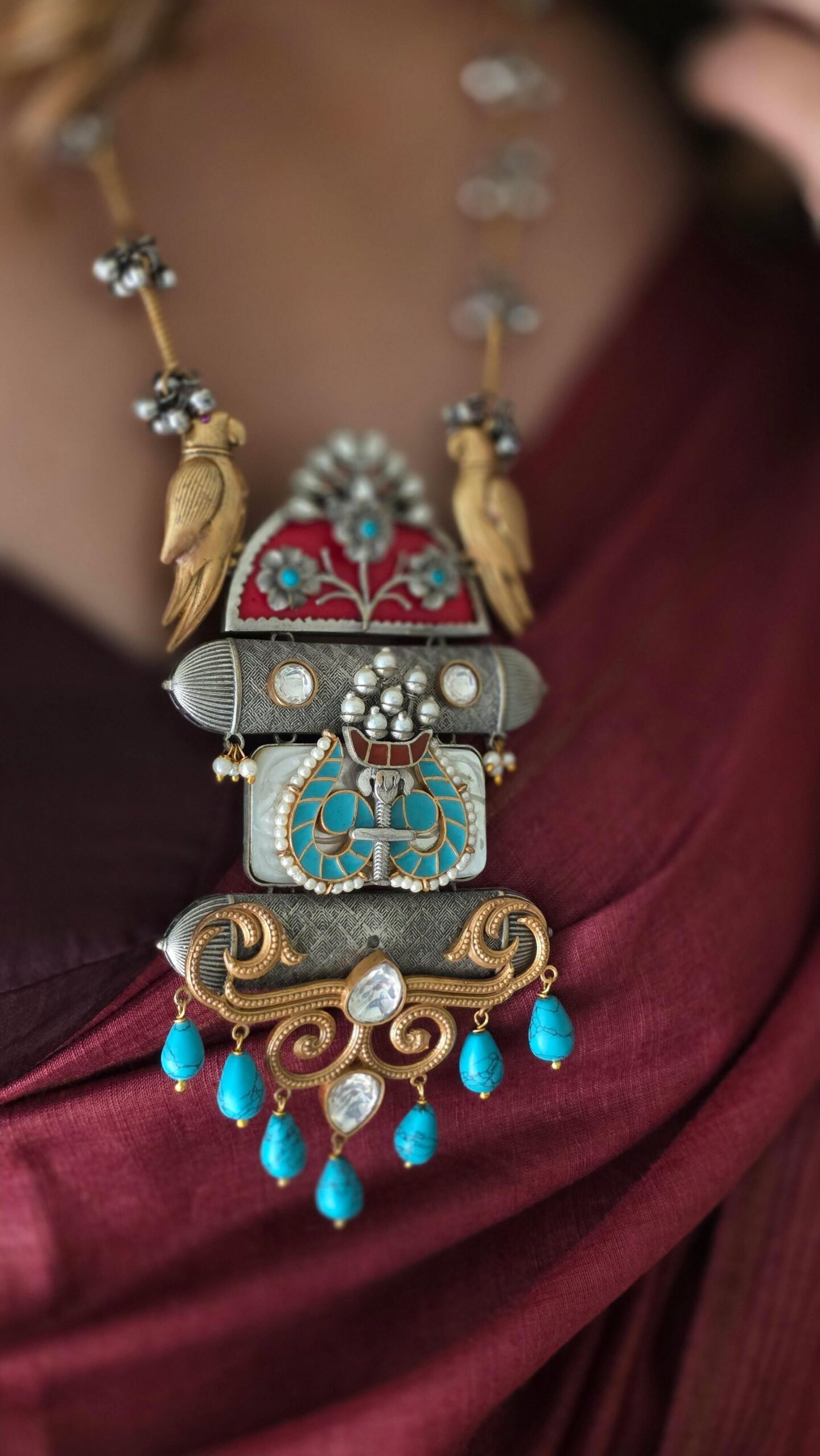 Suraya handcrafted necklace Thumbnail