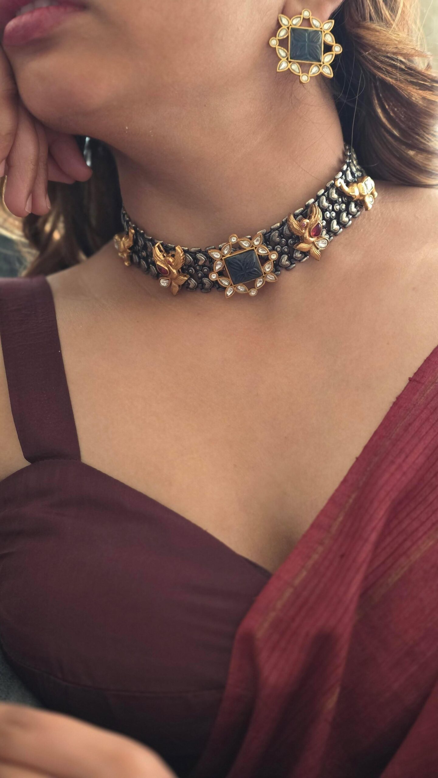 Gaj gamini art choker Thumbnail