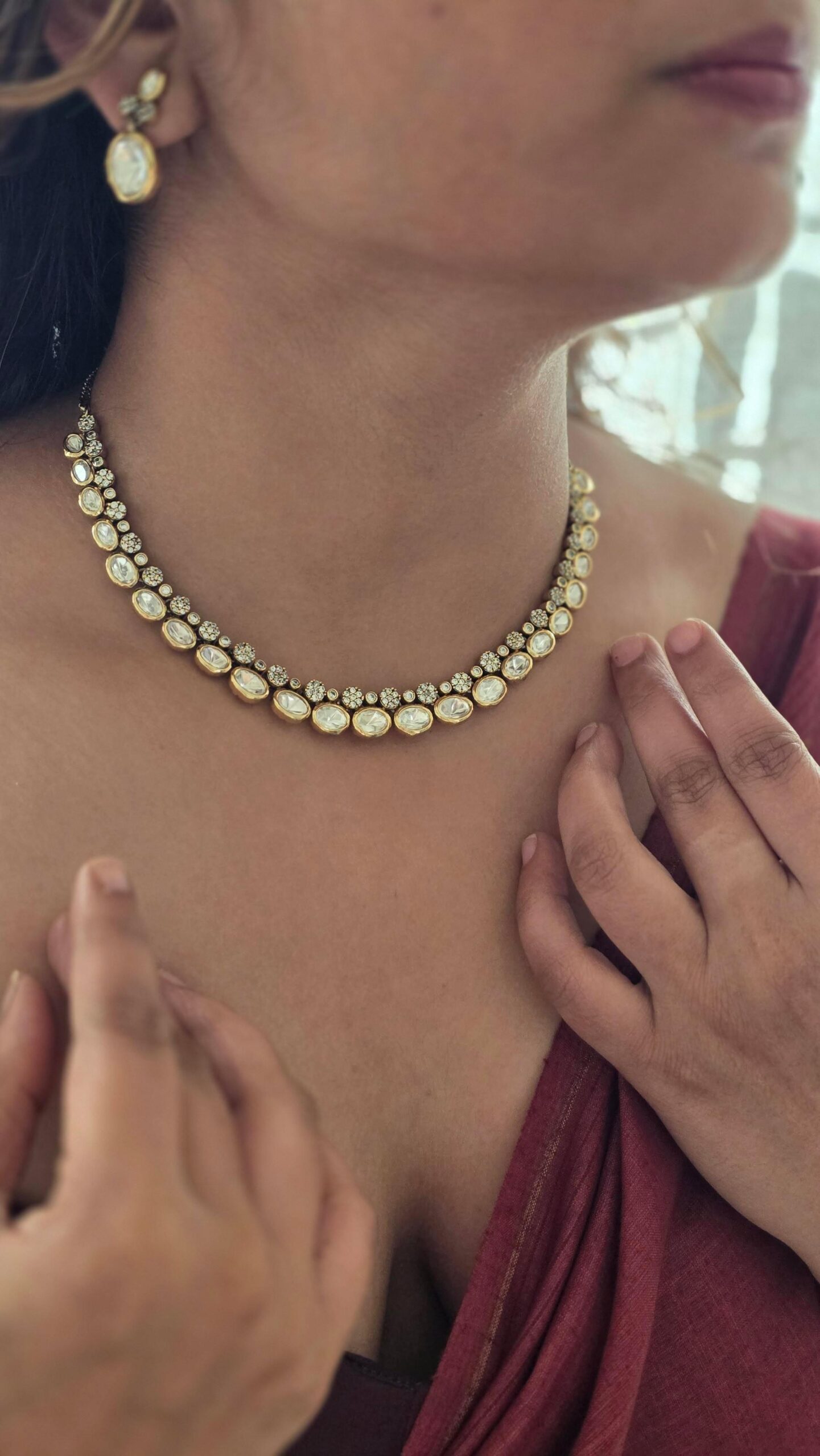 Divyani delicate necklace Thumbnail