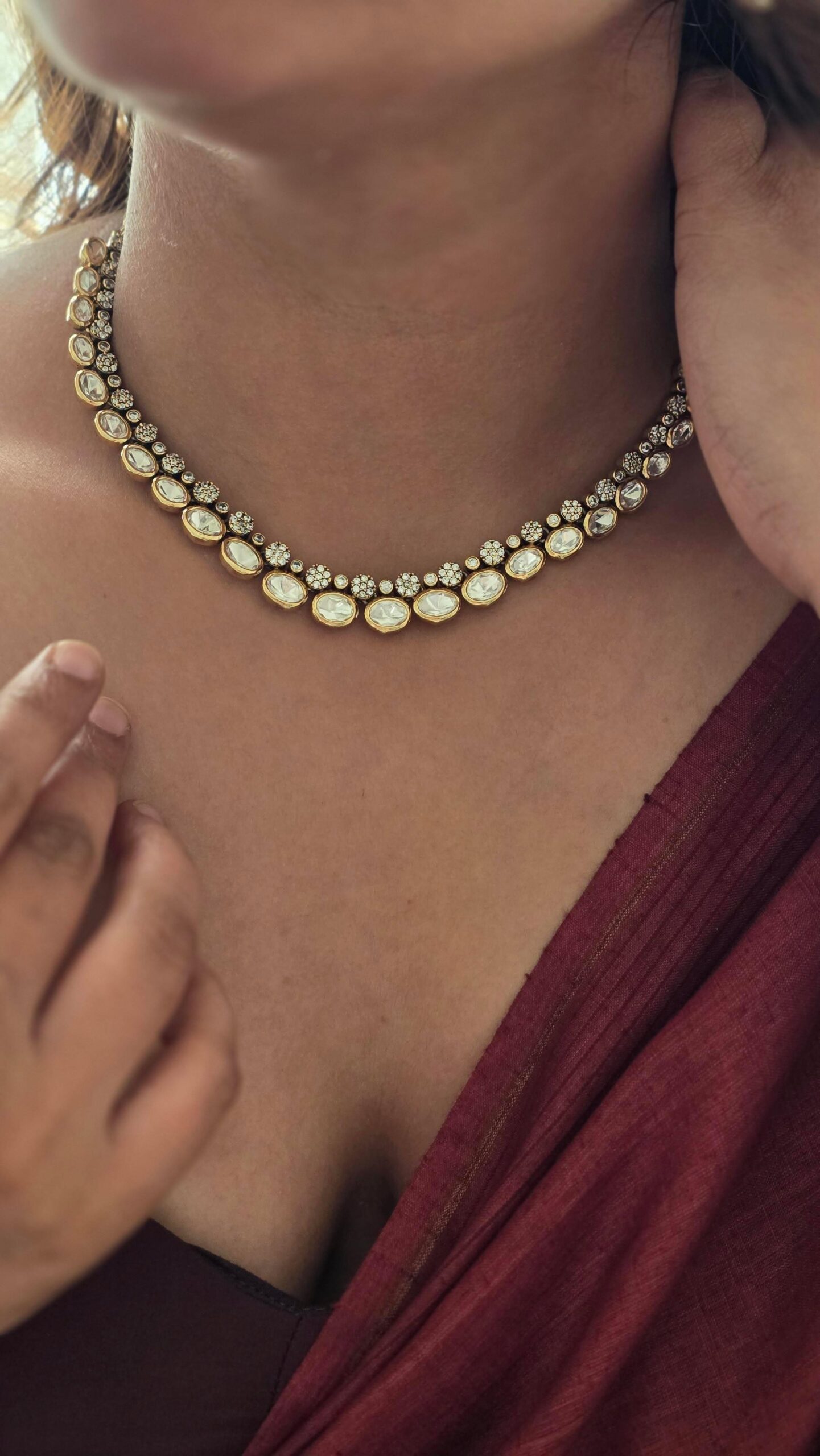 Divyani delicate necklace Thumbnail