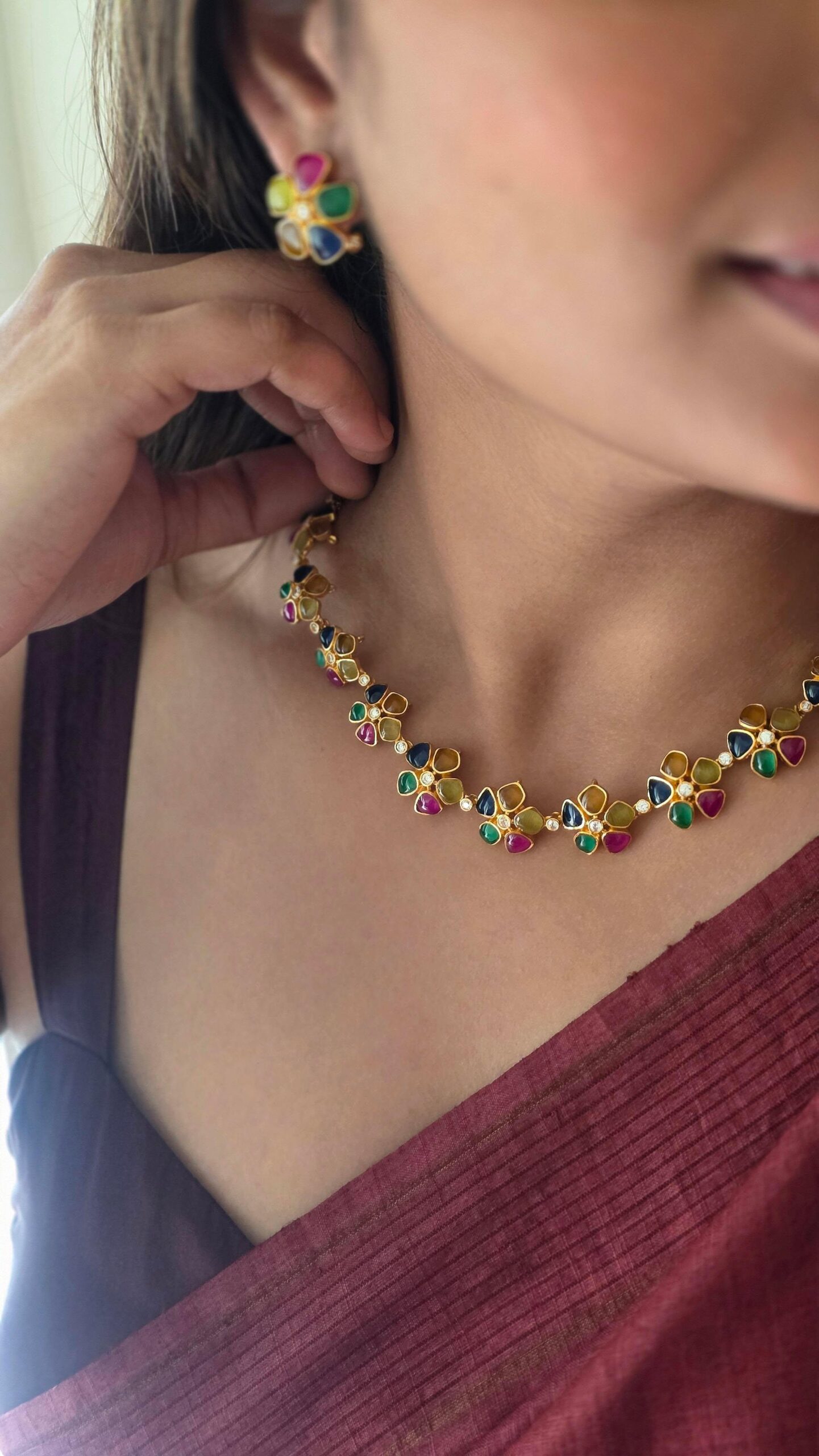 Mina delicate necklace Thumbnail