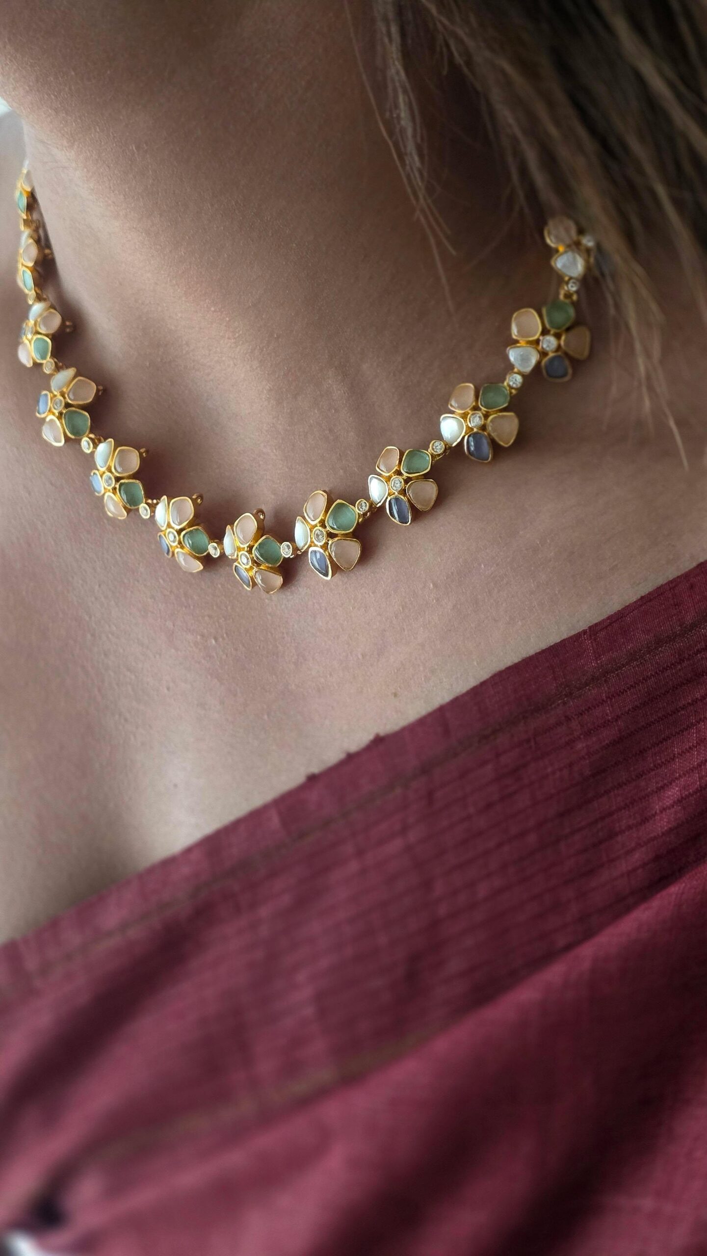 Mina delicate necklace Thumbnail