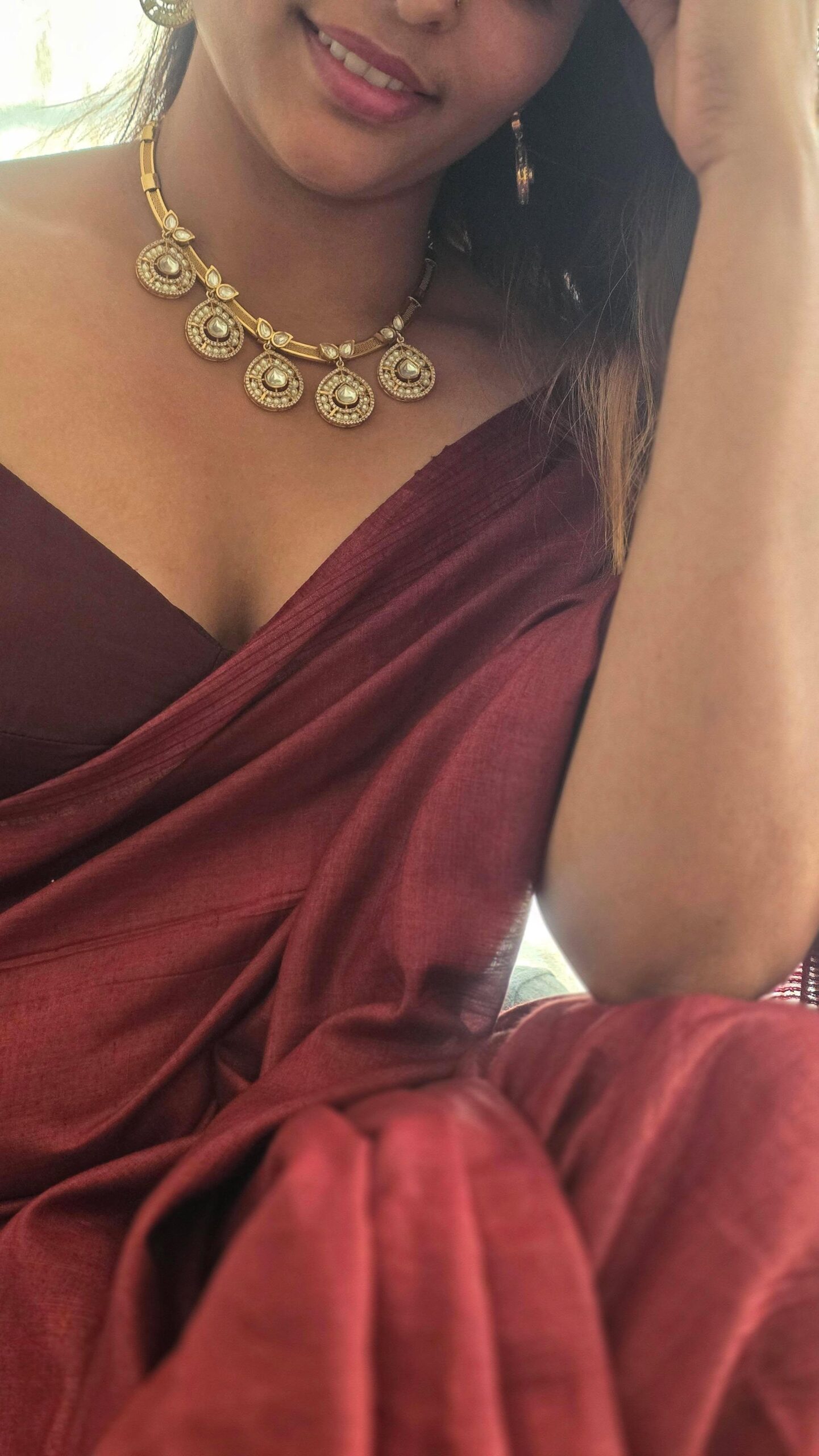 Aira polki necklace Thumbnail