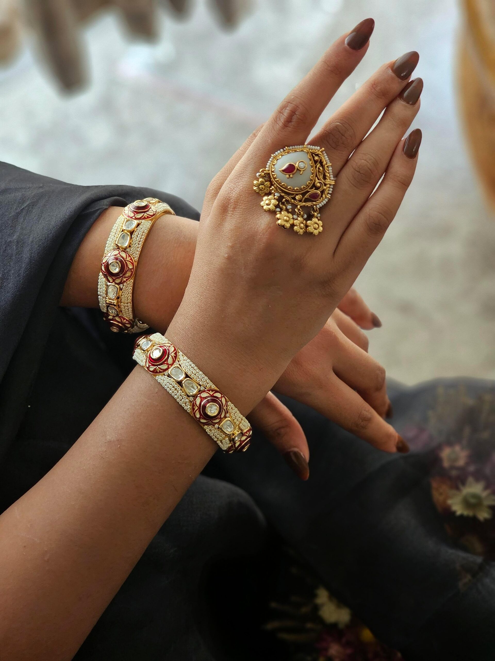 Nidhi meenakari bangles Thumbnail