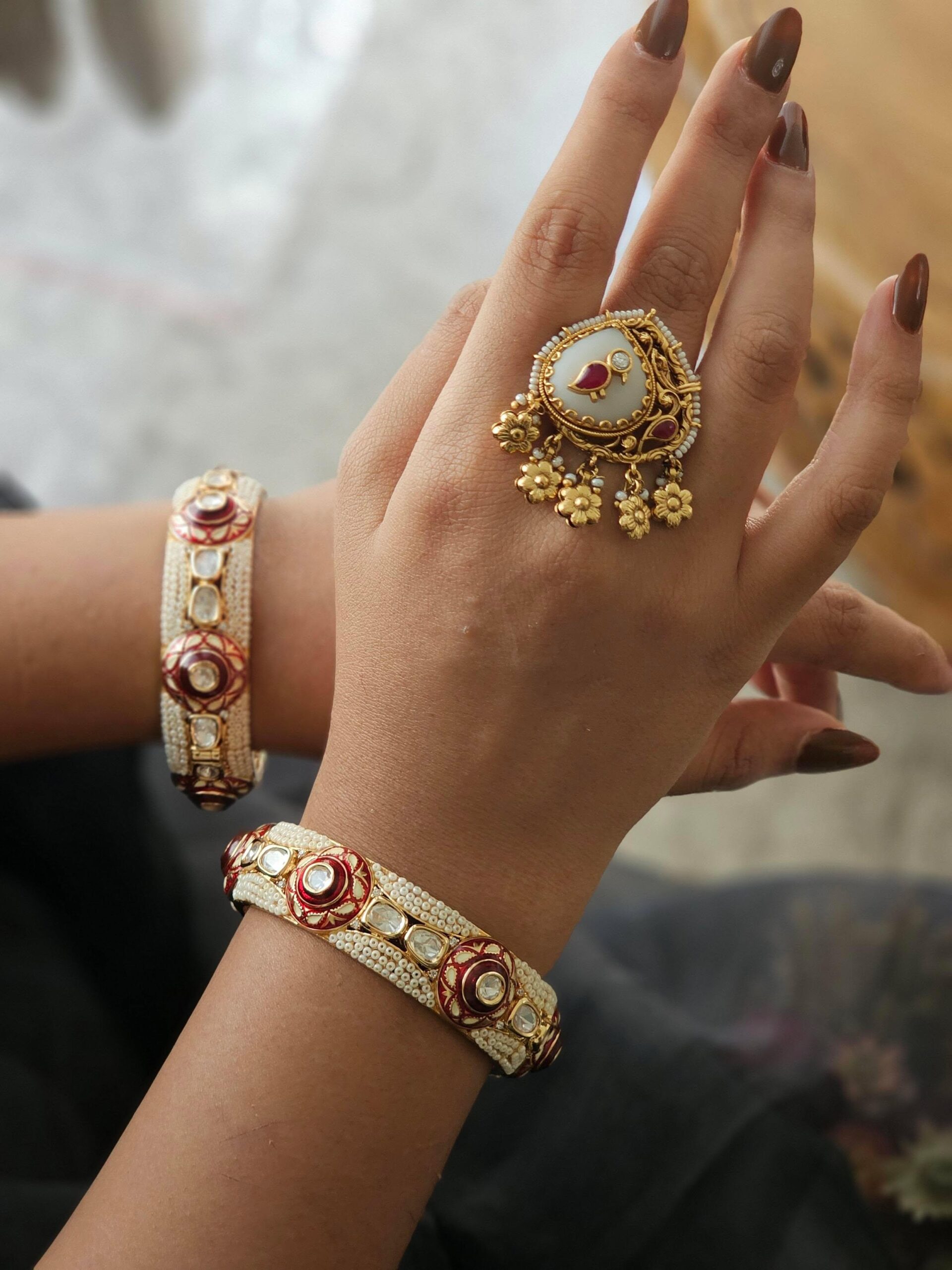 Nidhi meenakari bangles Thumbnail