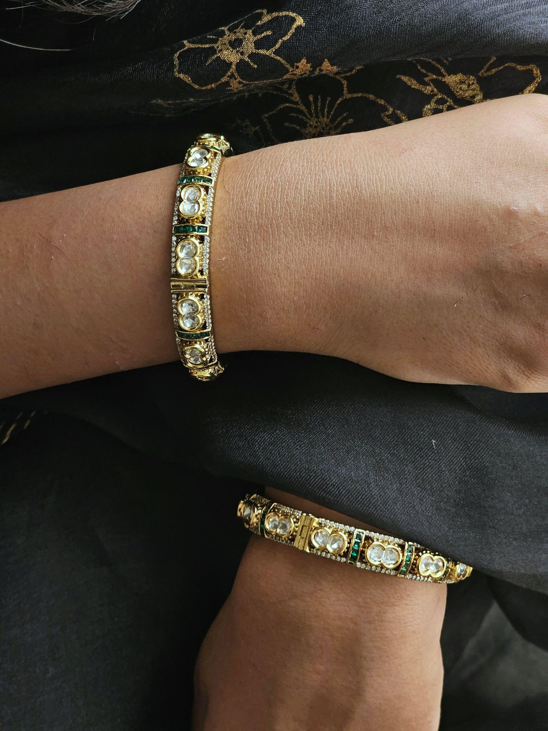 Vedika openable polki bangles Thumbnail