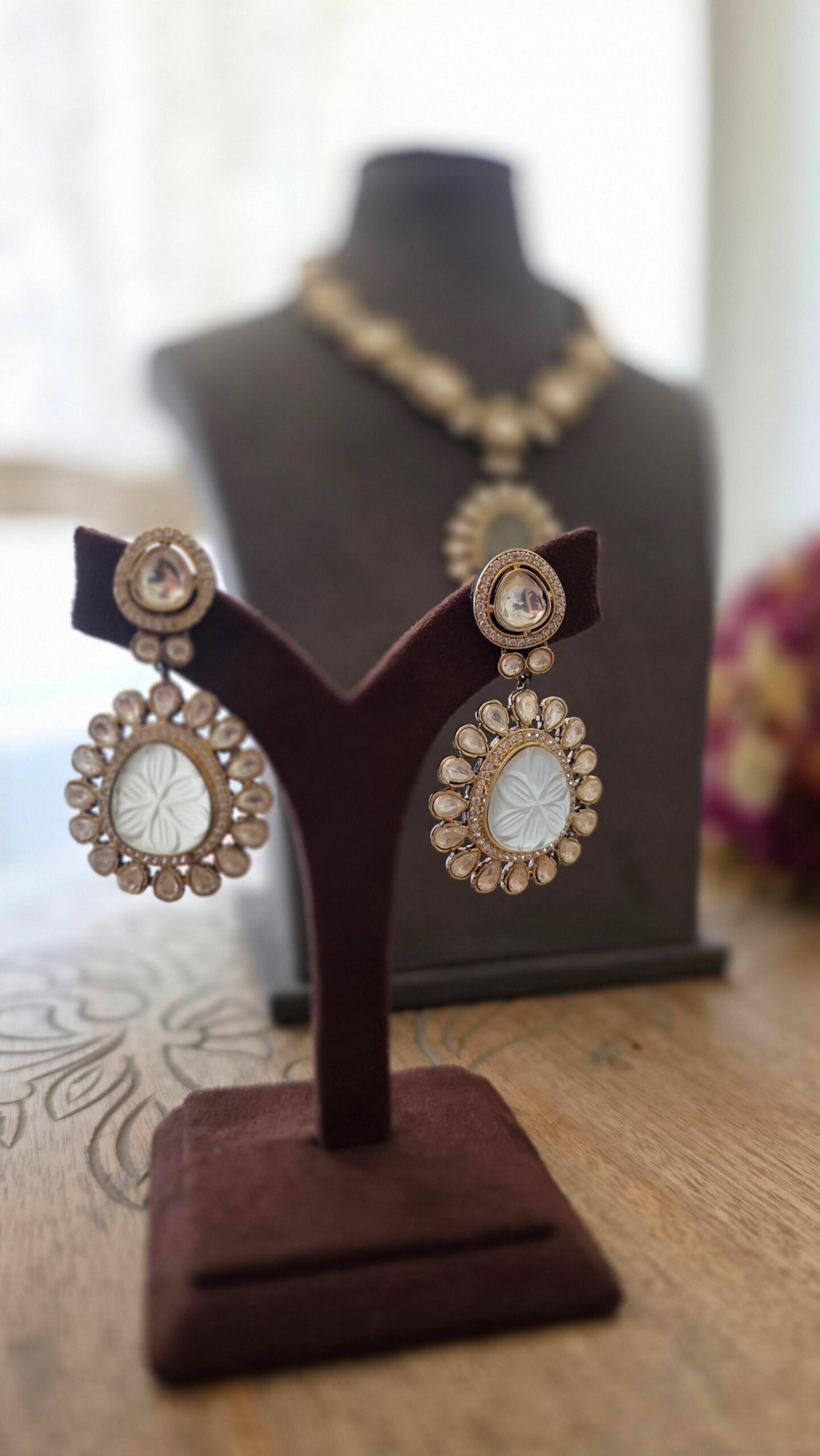 Netra polki necklace Thumbnail