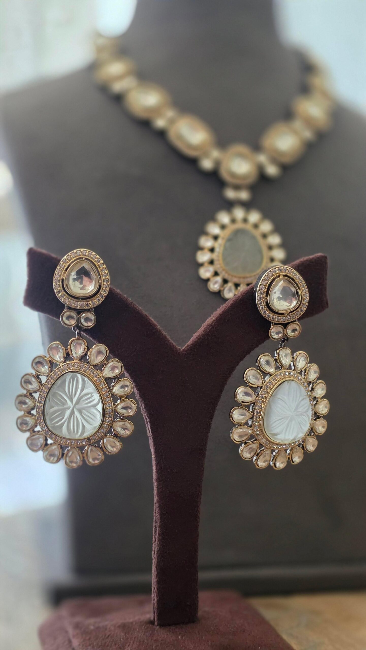 Netra polki necklace Thumbnail