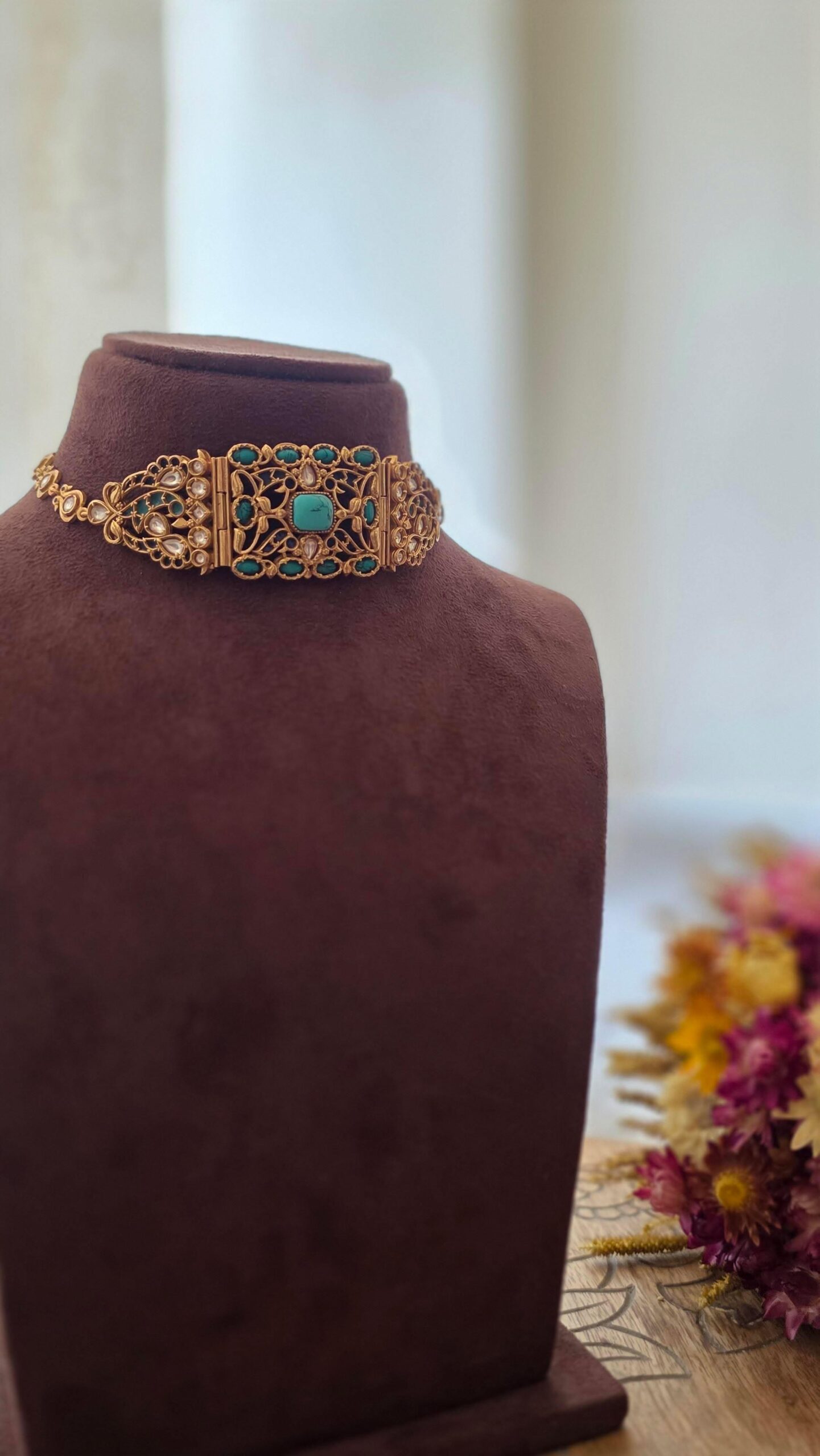 Megha handcrafted choker Thumbnail