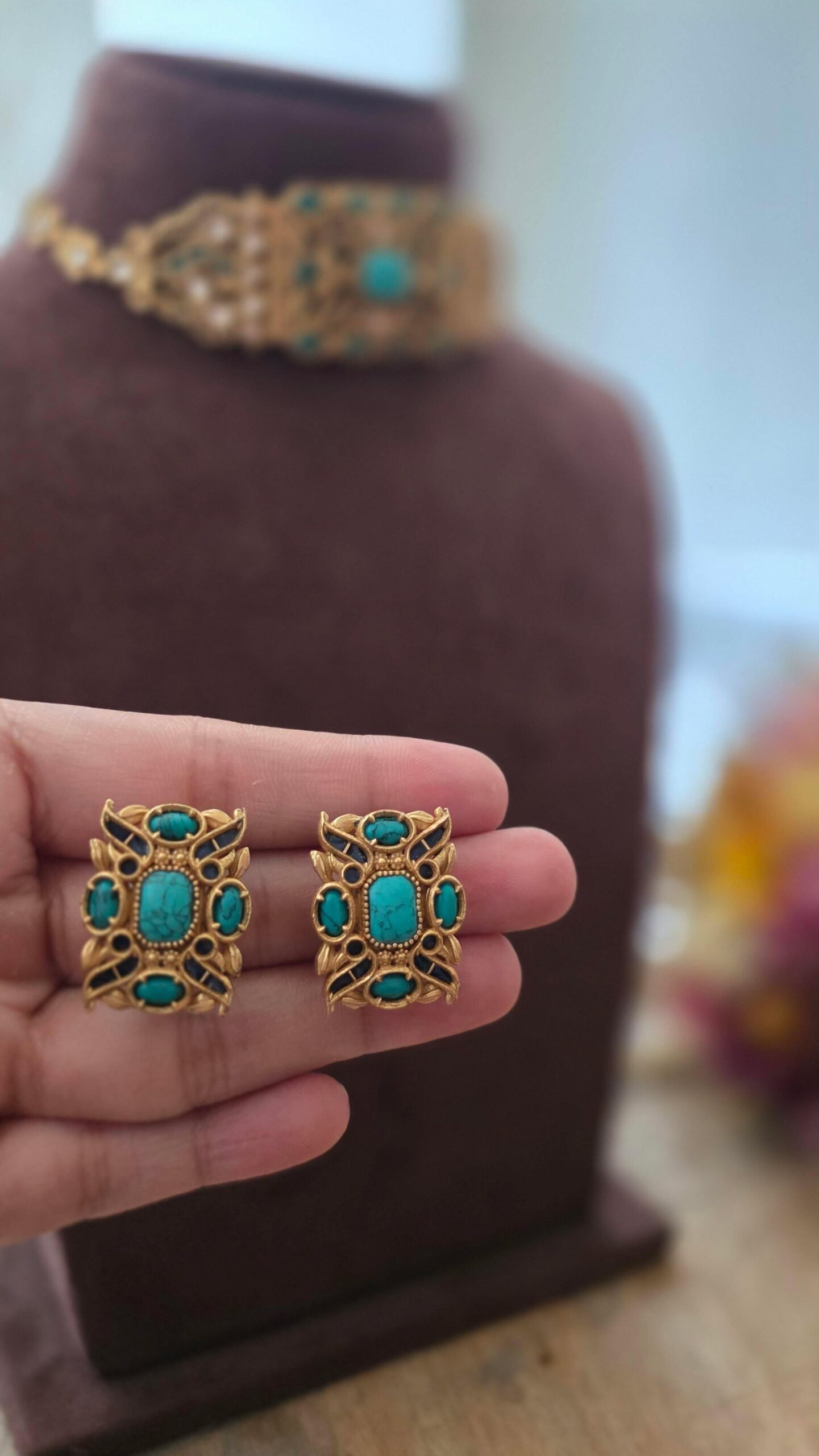 Megha handcrafted choker Thumbnail