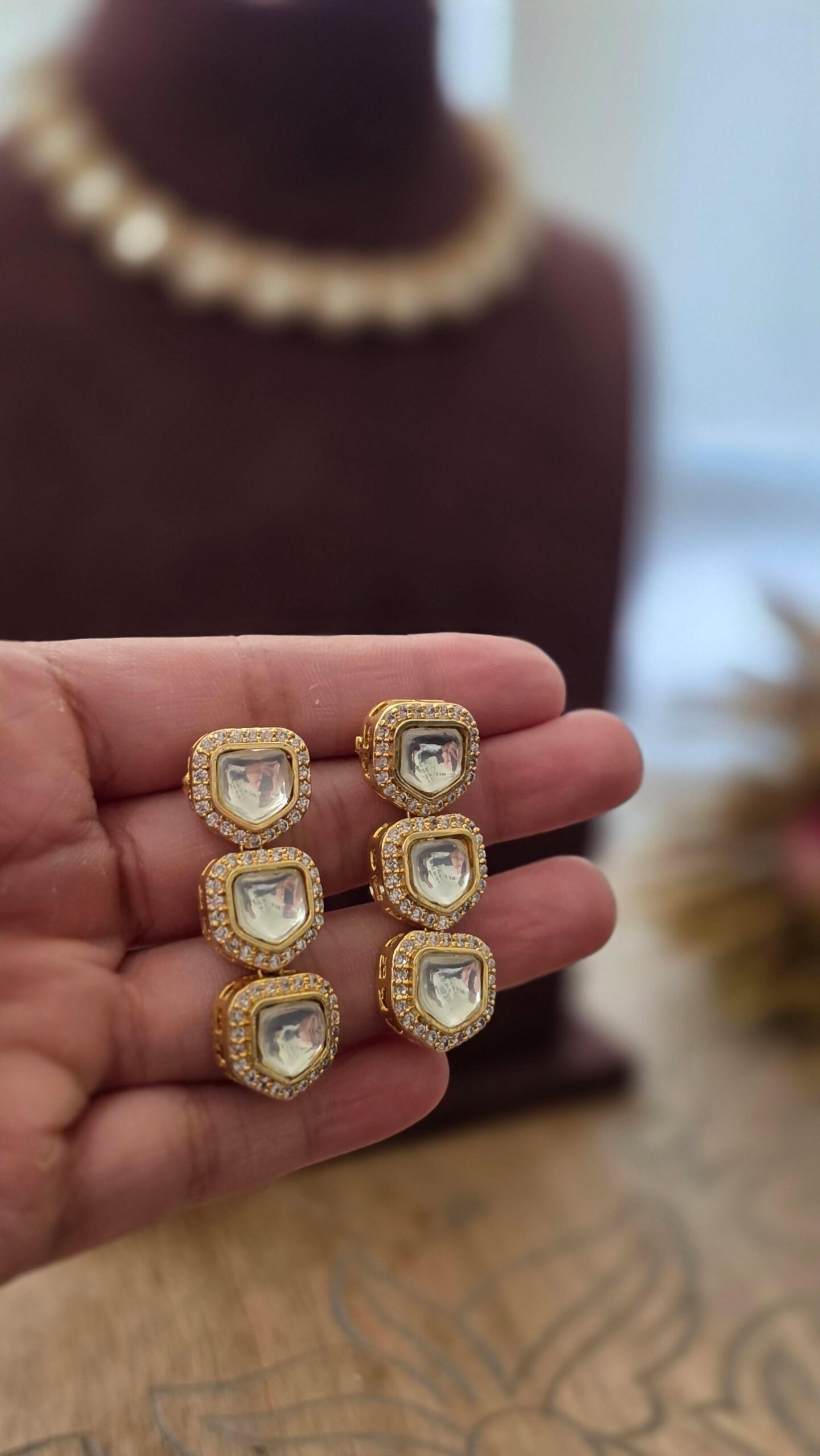 Ella polki necklace Thumbnail