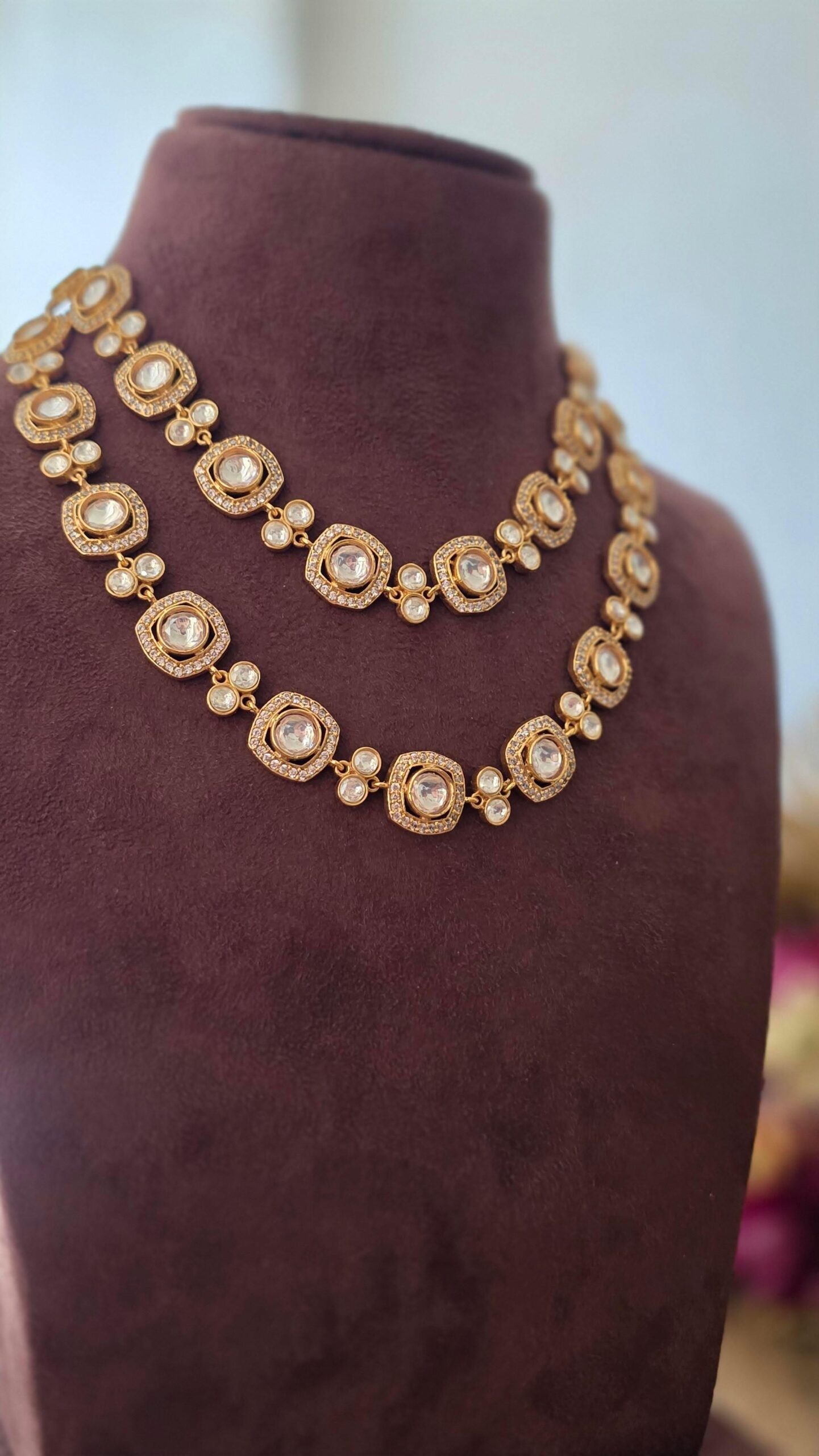 Sofia polki necklace Thumbnail