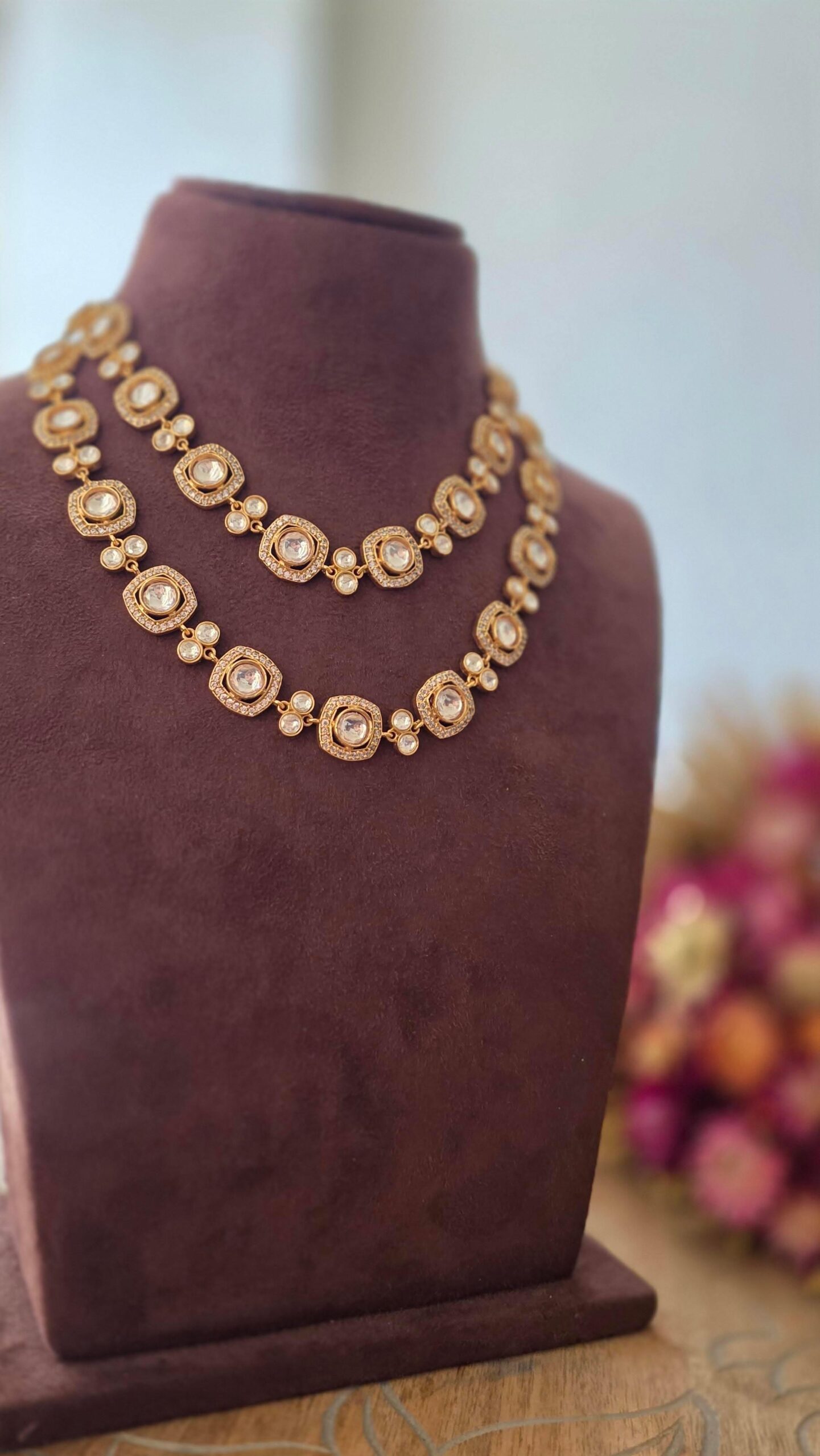 Sofia polki necklace Thumbnail