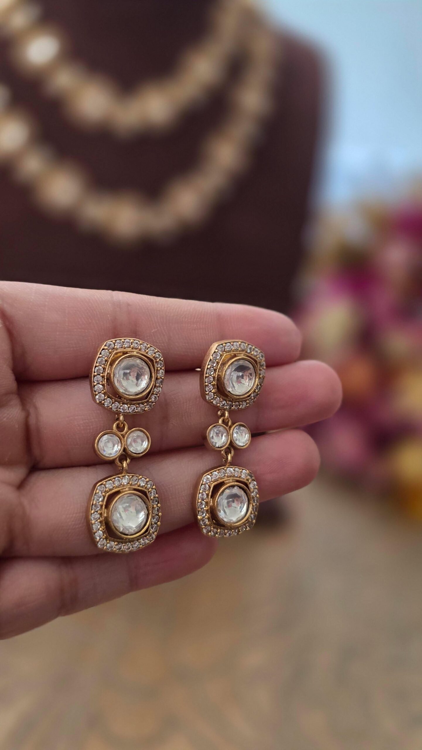 Sofia polki necklace Thumbnail