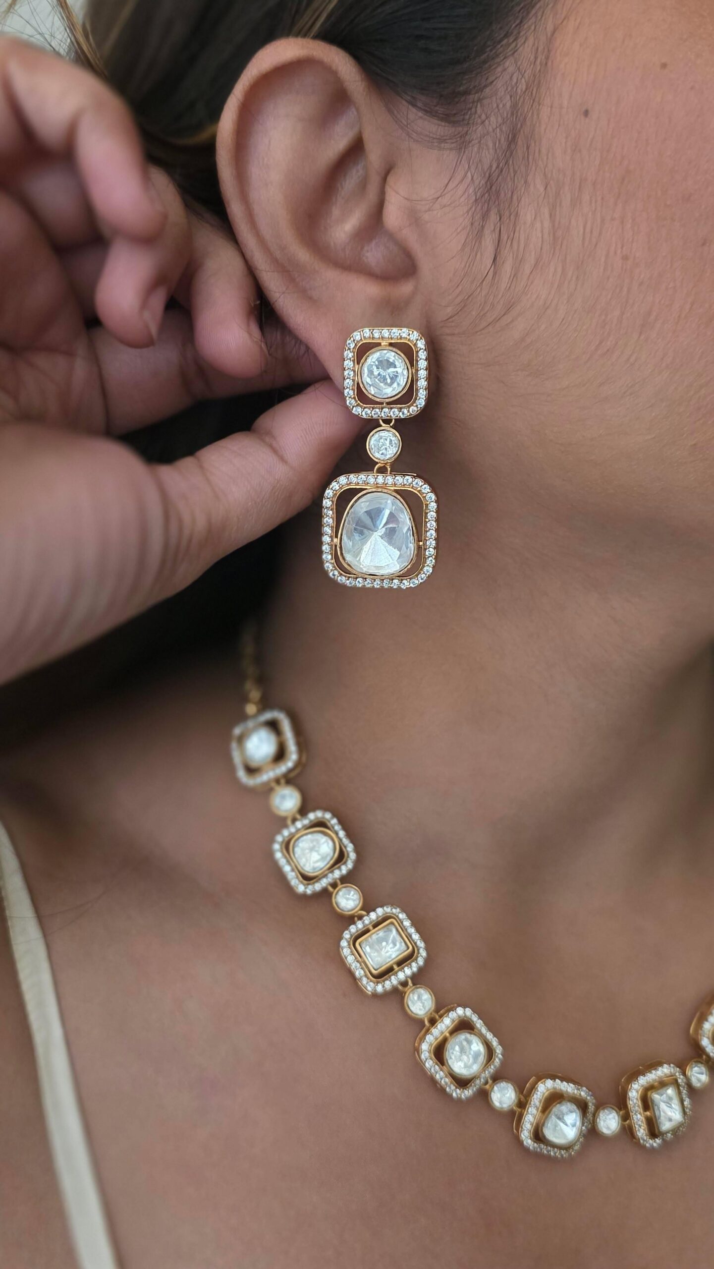Eisha polki necklace Thumbnail