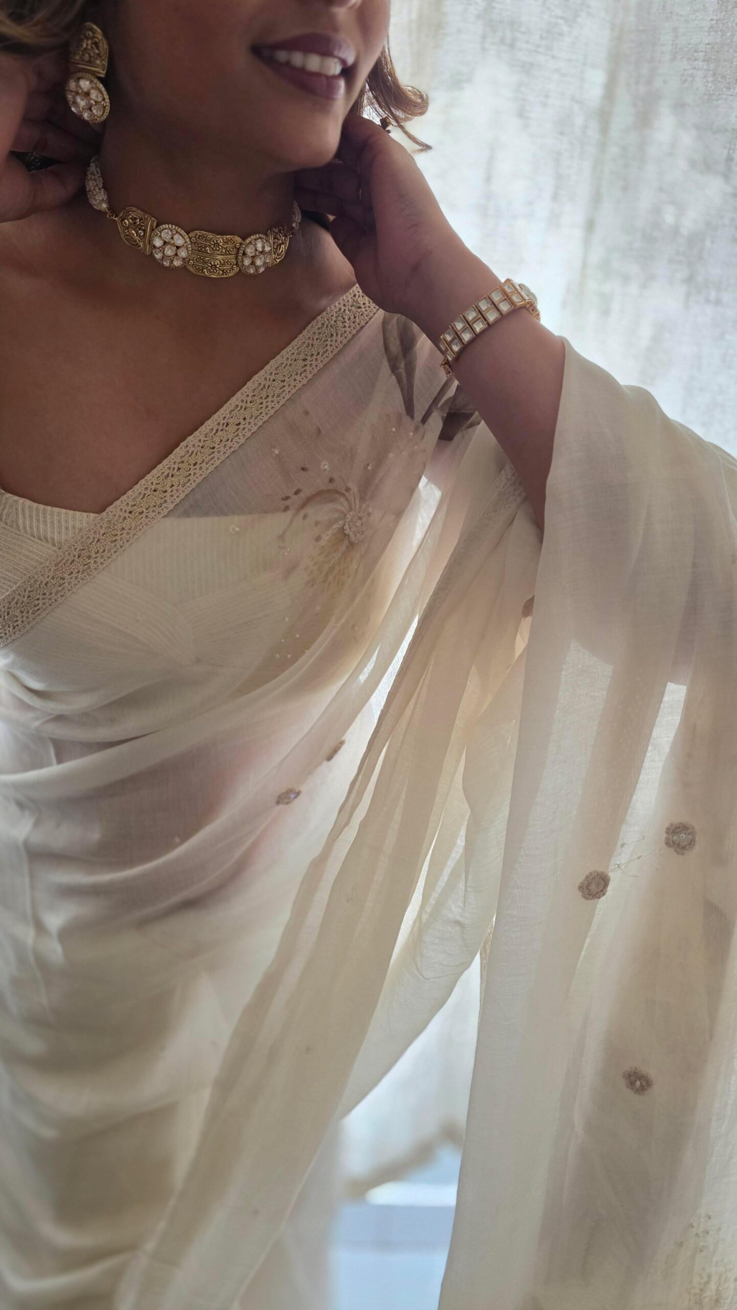 Afsa polki choker Thumbnail