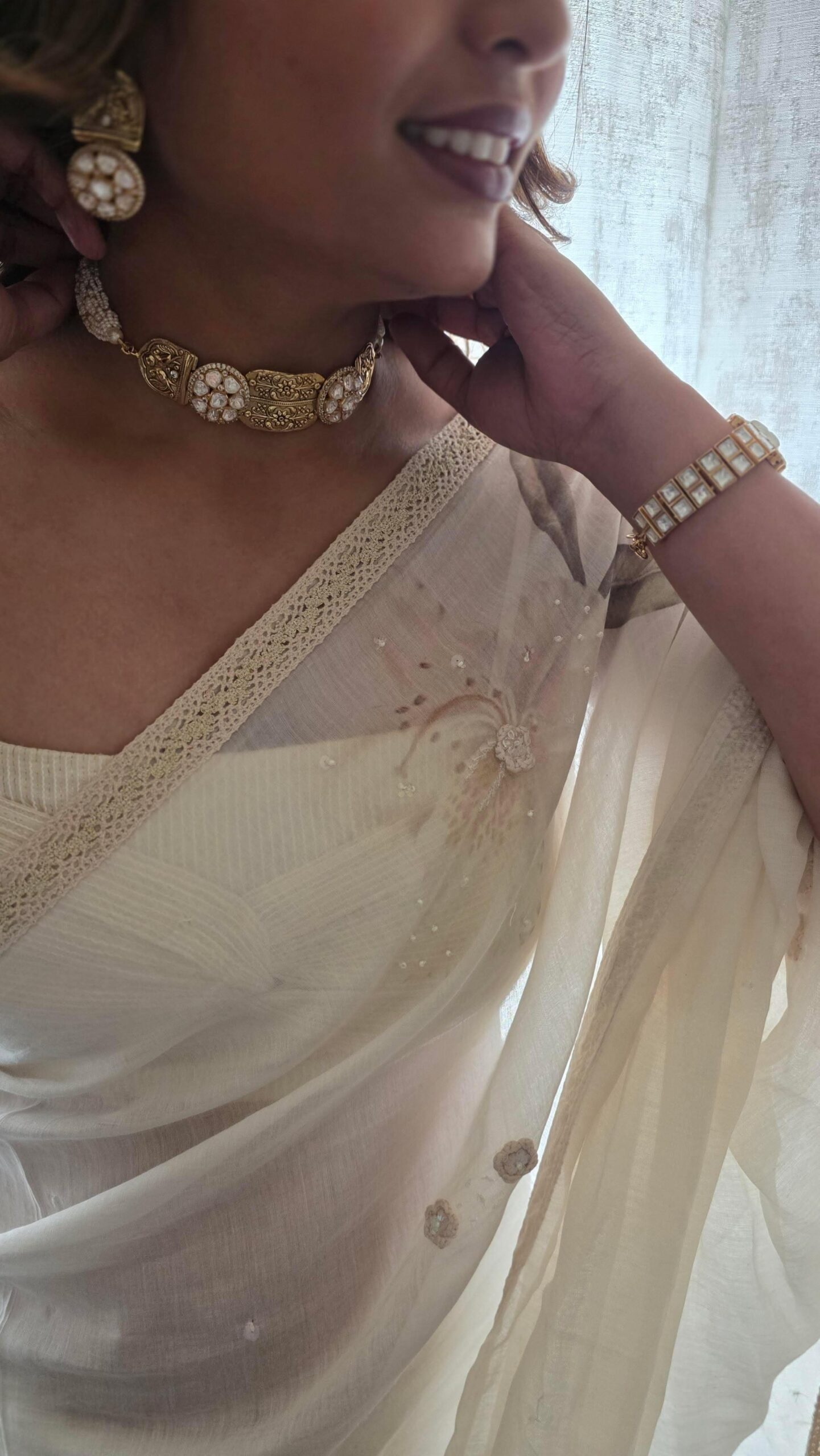Afsa polki choker Thumbnail