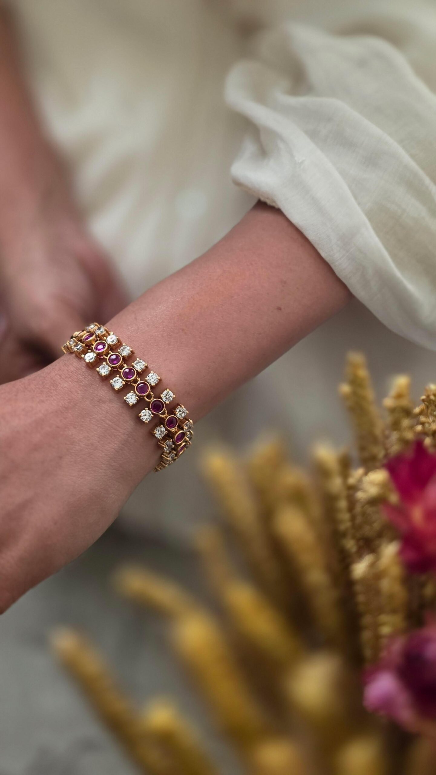 Hassan polki bracelet Thumbnail