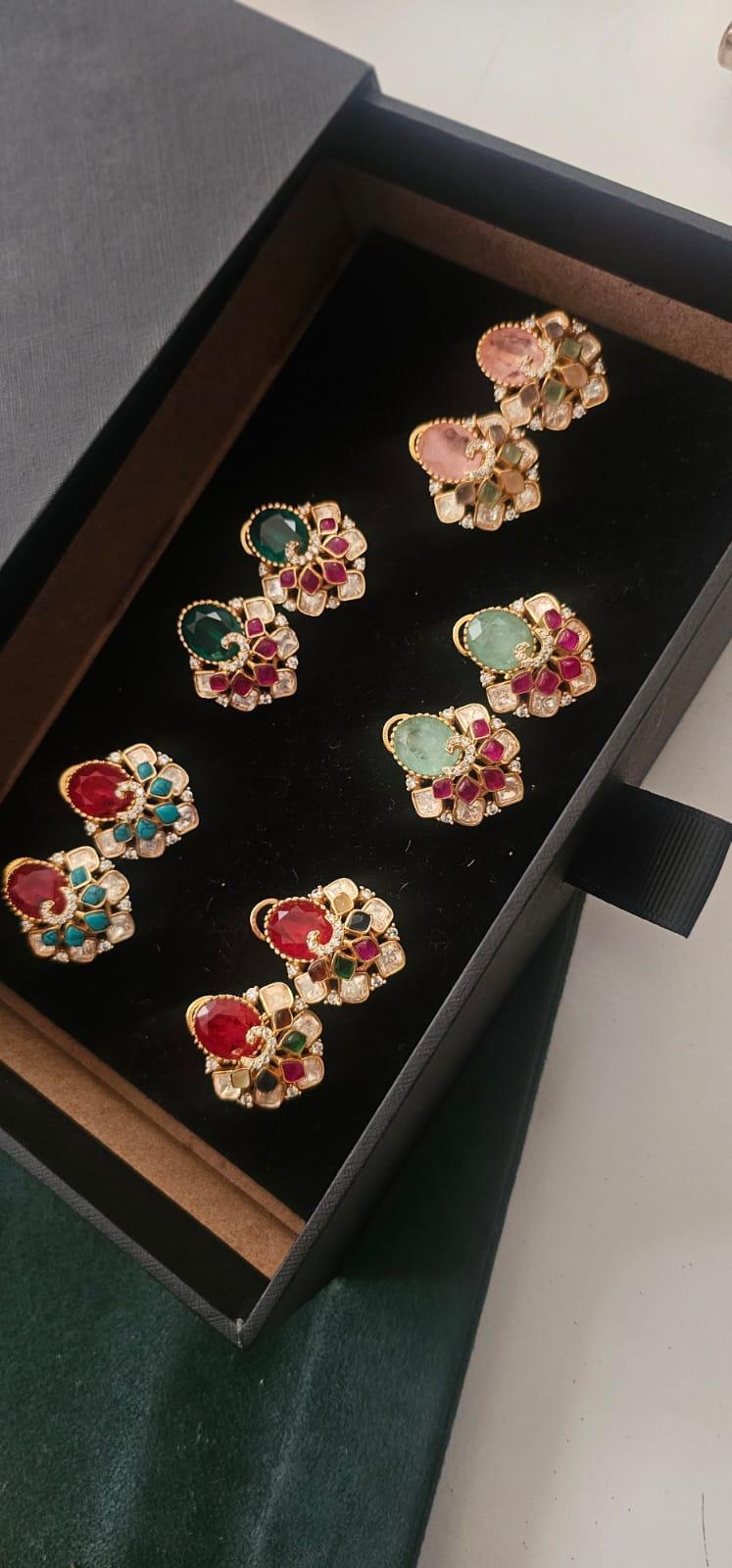 Amara polki studs Thumbnail