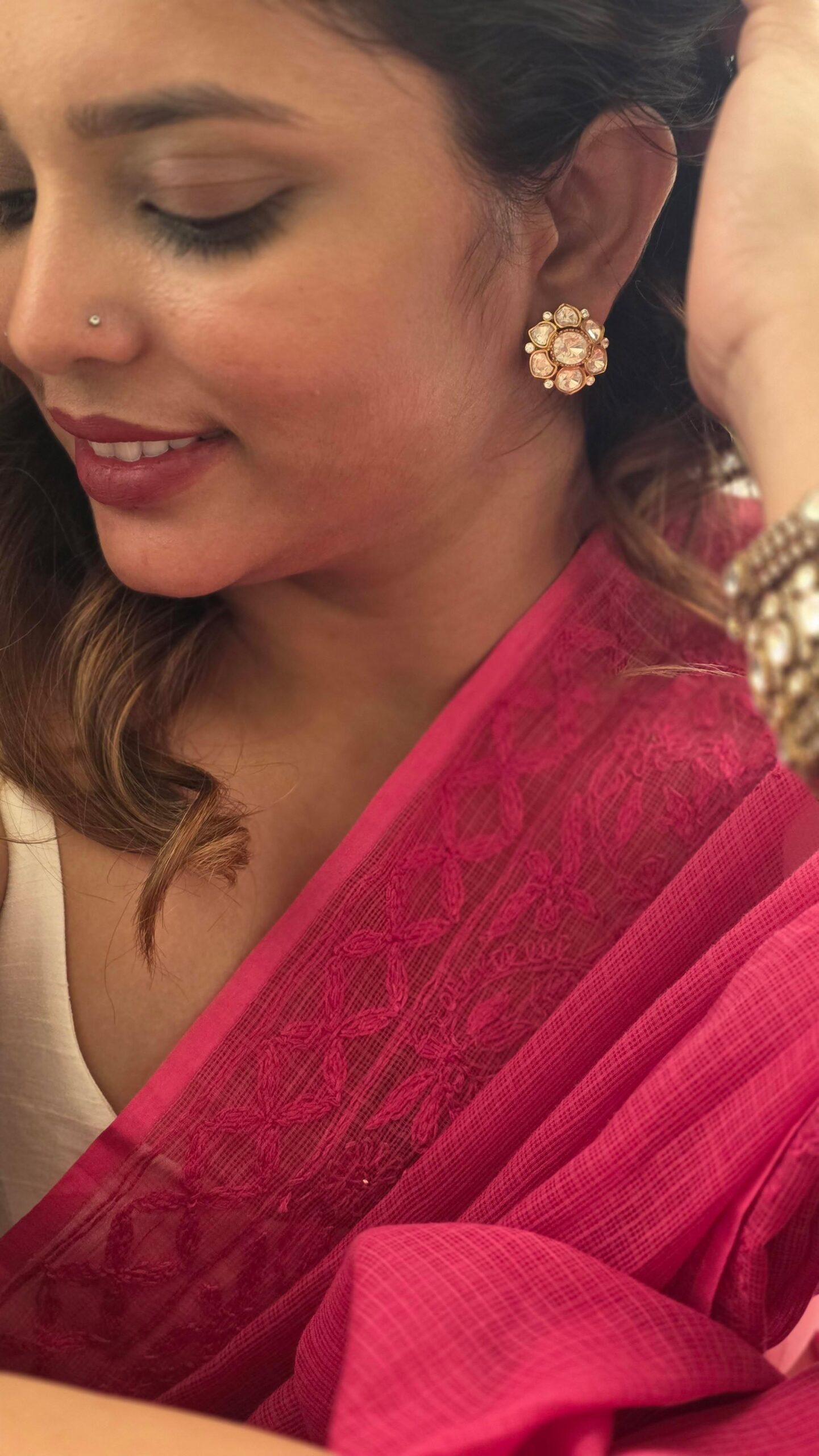 Adah polki studs Thumbnail