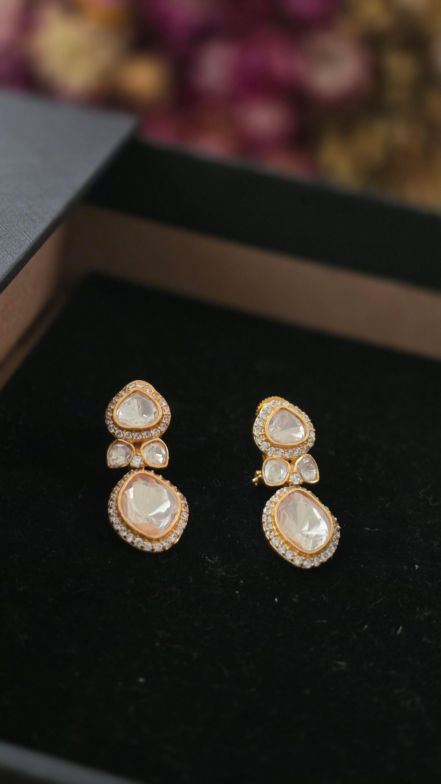 Aria polki earrings Thumbnail