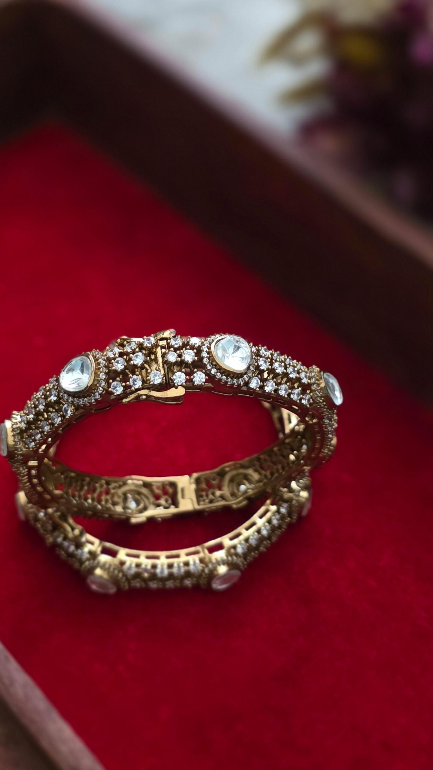 Sahana openable polki bangles Thumbnail